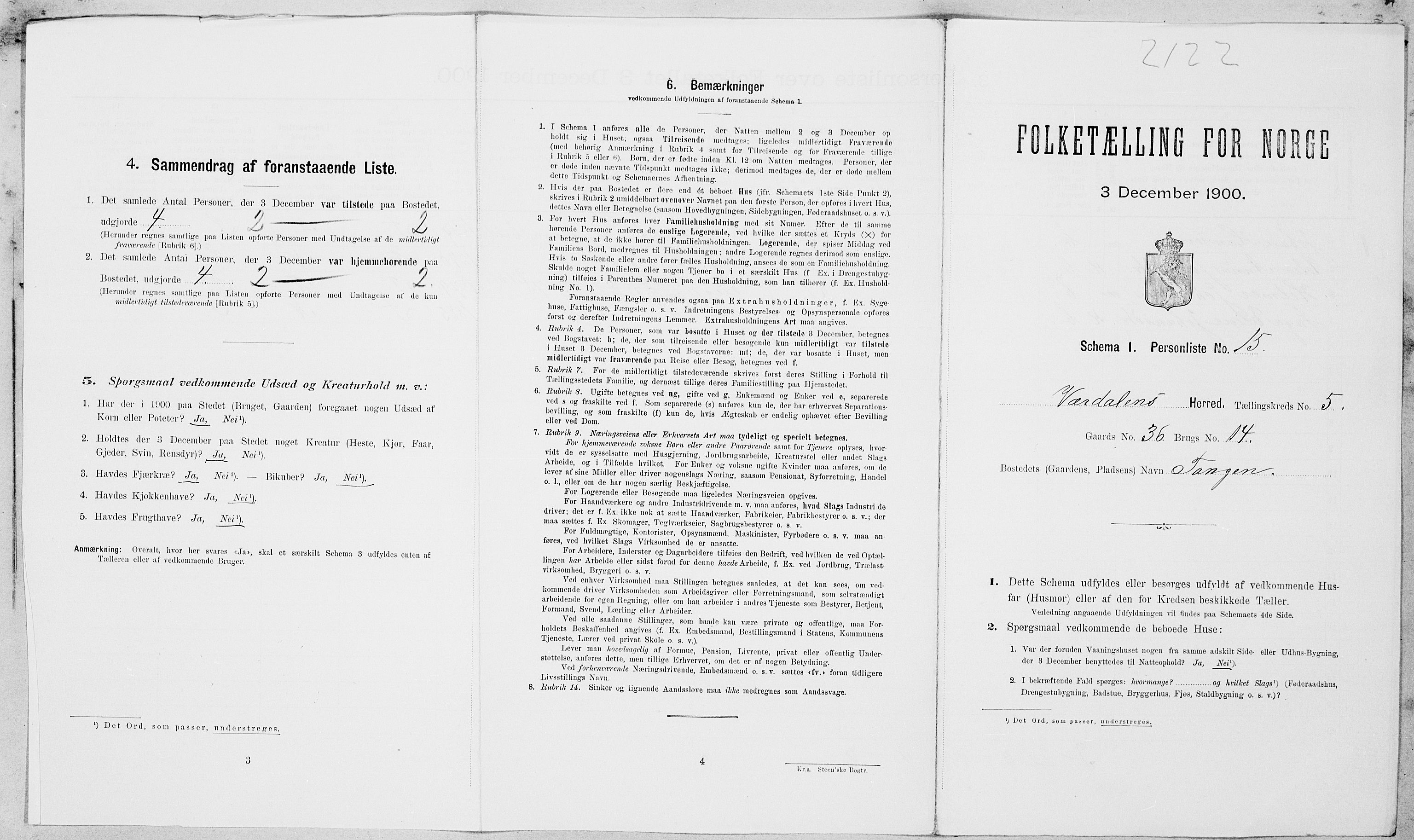 SAT, Folketelling 1900 for 1721 Verdal herred, 1900, s. 803