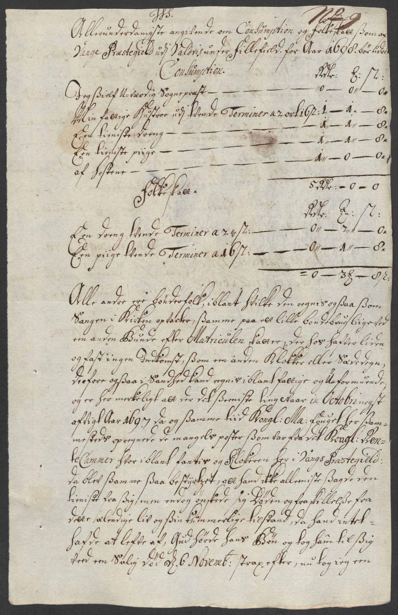 Rentekammeret inntil 1814, Reviderte regnskaper, Fogderegnskap, RA/EA-4092/R18/L1296: Fogderegnskap Hadeland, Toten og Valdres, 1698, s. 177