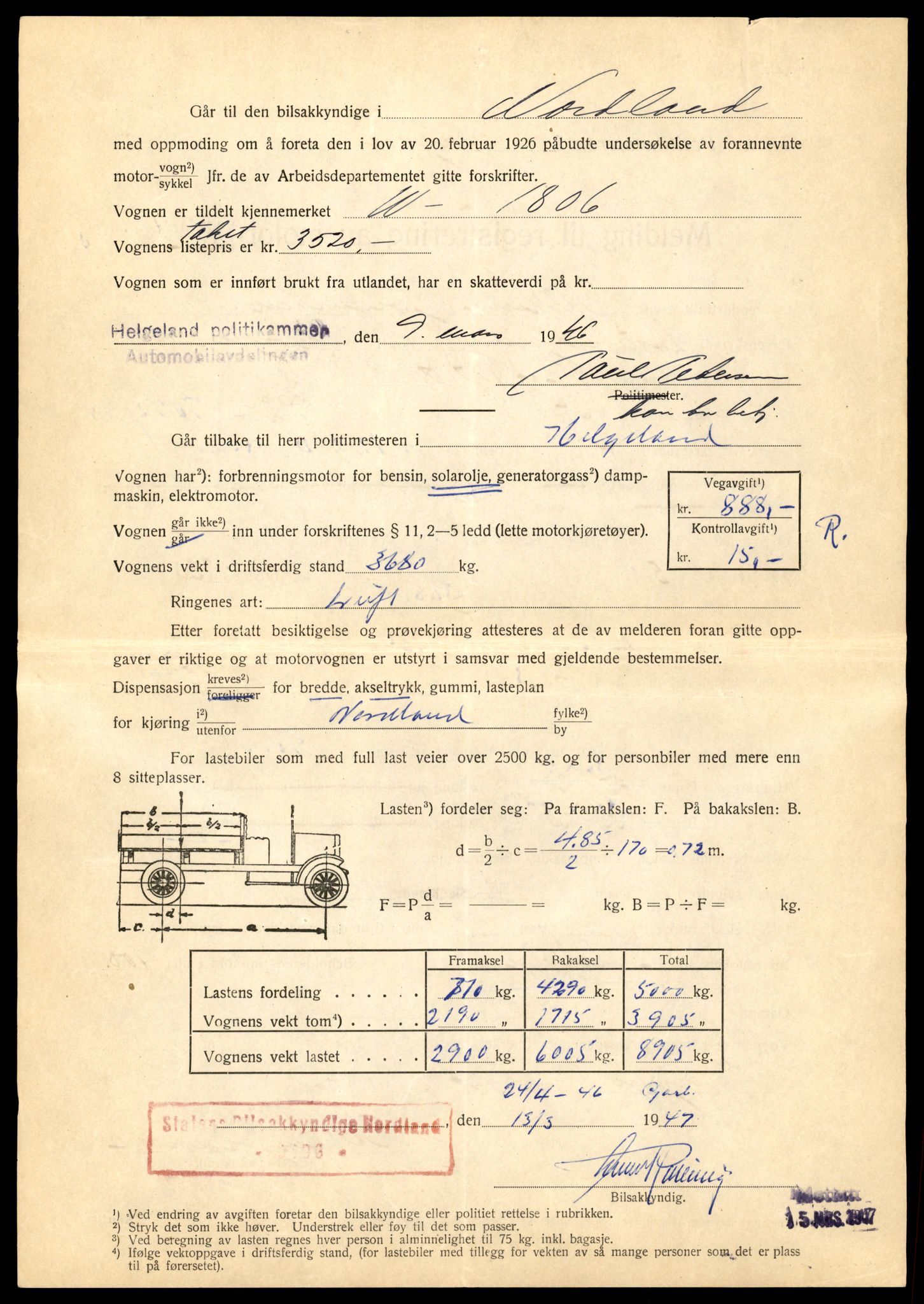 Møre og Romsdal vegkontor - Ålesund trafikkstasjon, AV/SAT-A-4099/F/Fe/L0033: Registreringskort for kjøretøy T 12151 - T 12474, 1927-1998, s. 3126