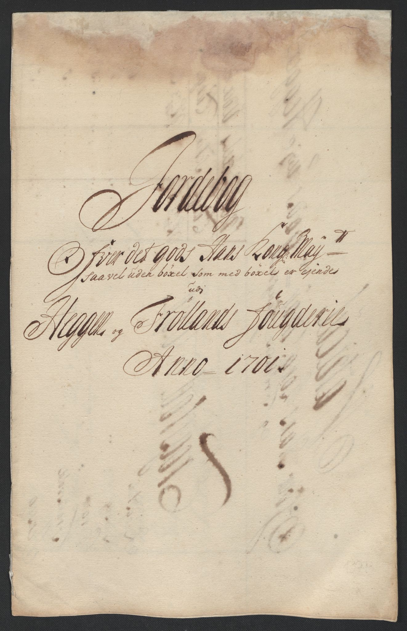 Rentekammeret inntil 1814, Reviderte regnskaper, Fogderegnskap, AV/RA-EA-4092/R07/L0292: Fogderegnskap Rakkestad, Heggen og Frøland, 1701, s. 23