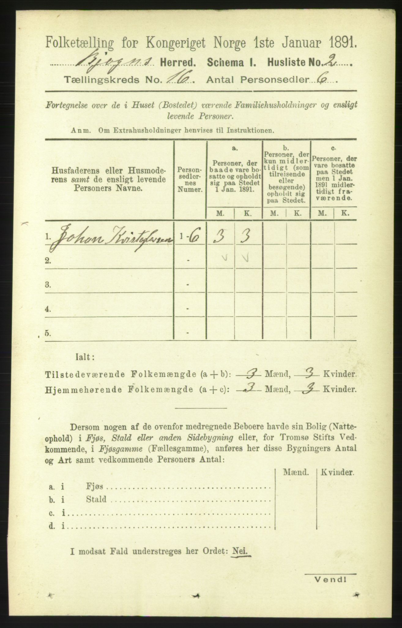 RA, Folketelling 1891 for 1627 Bjugn herred, 1891, s. 4383