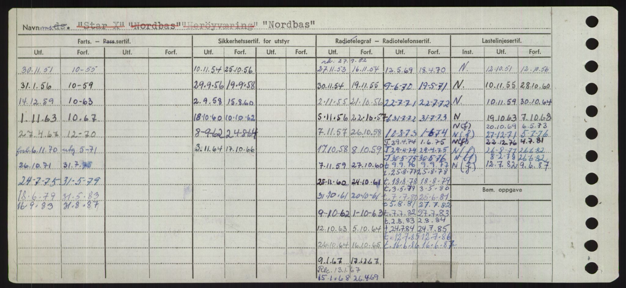 Sjøfartsdirektoratet med forløpere, Skipsmålingen, RA/S-1627/H/Hd/L0026: Fartøy, N-Norhol, s. 430