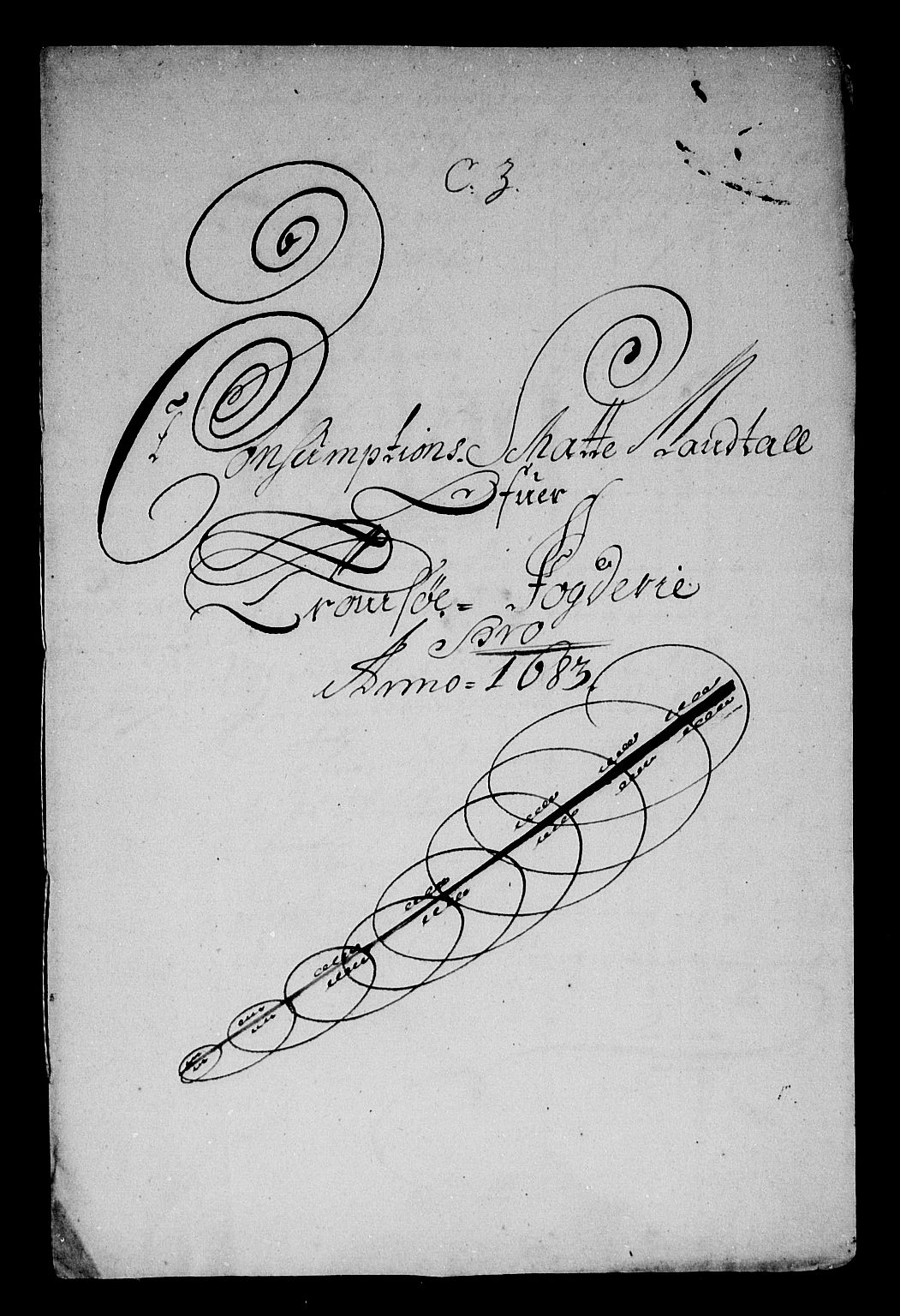 Rentekammeret inntil 1814, Reviderte regnskaper, Stiftamtstueregnskaper, Trondheim stiftamt og Nordland amt, AV/RA-EA-6044/R/Rg/L0074: Trondheim stiftamt og Nordland amt, 1683