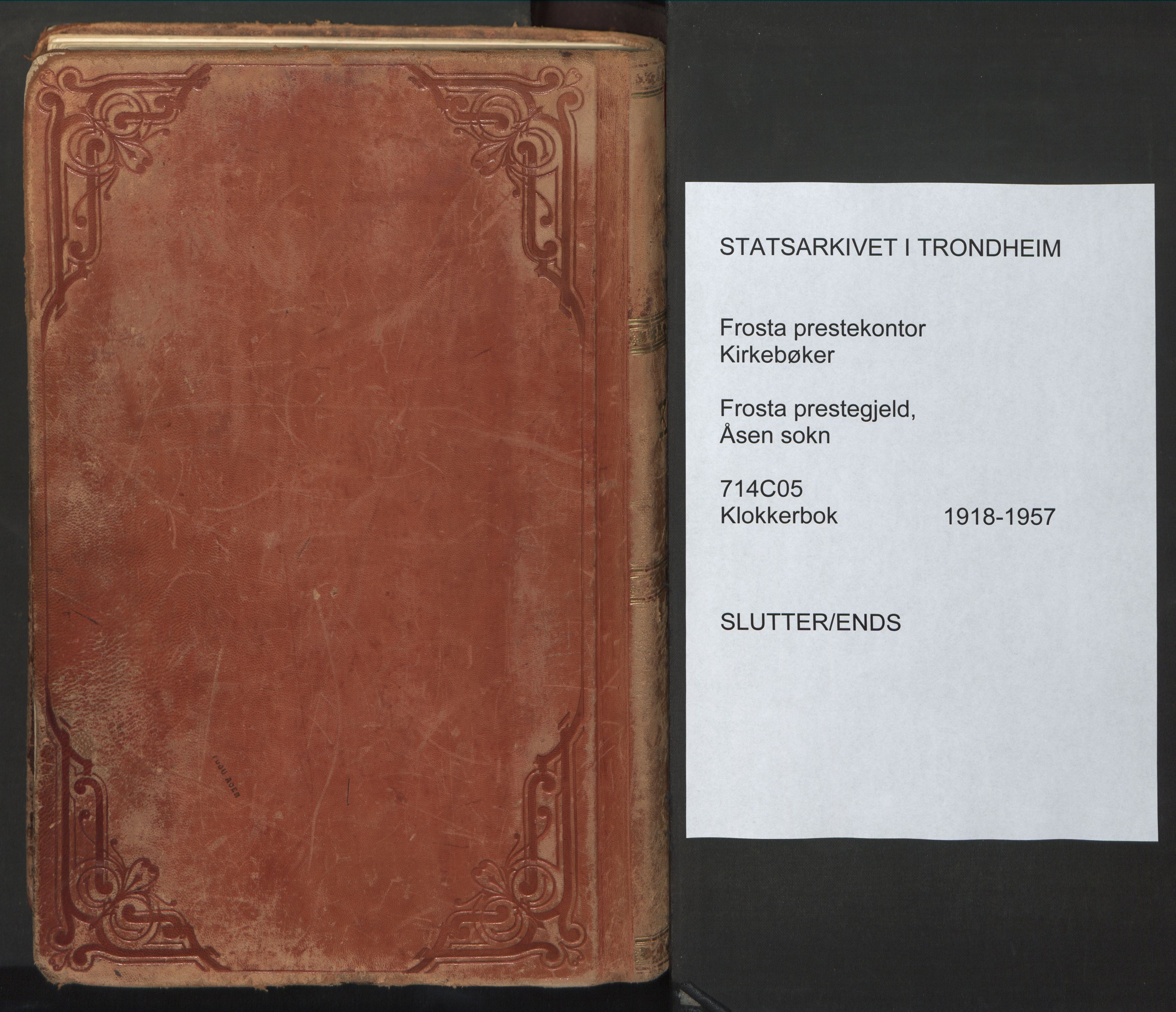 Ministerialprotokoller, klokkerbøker og fødselsregistre - Nord-Trøndelag, SAT/A-1458/714/L0136: Klokkerbok nr. 714C05, 1918-1957