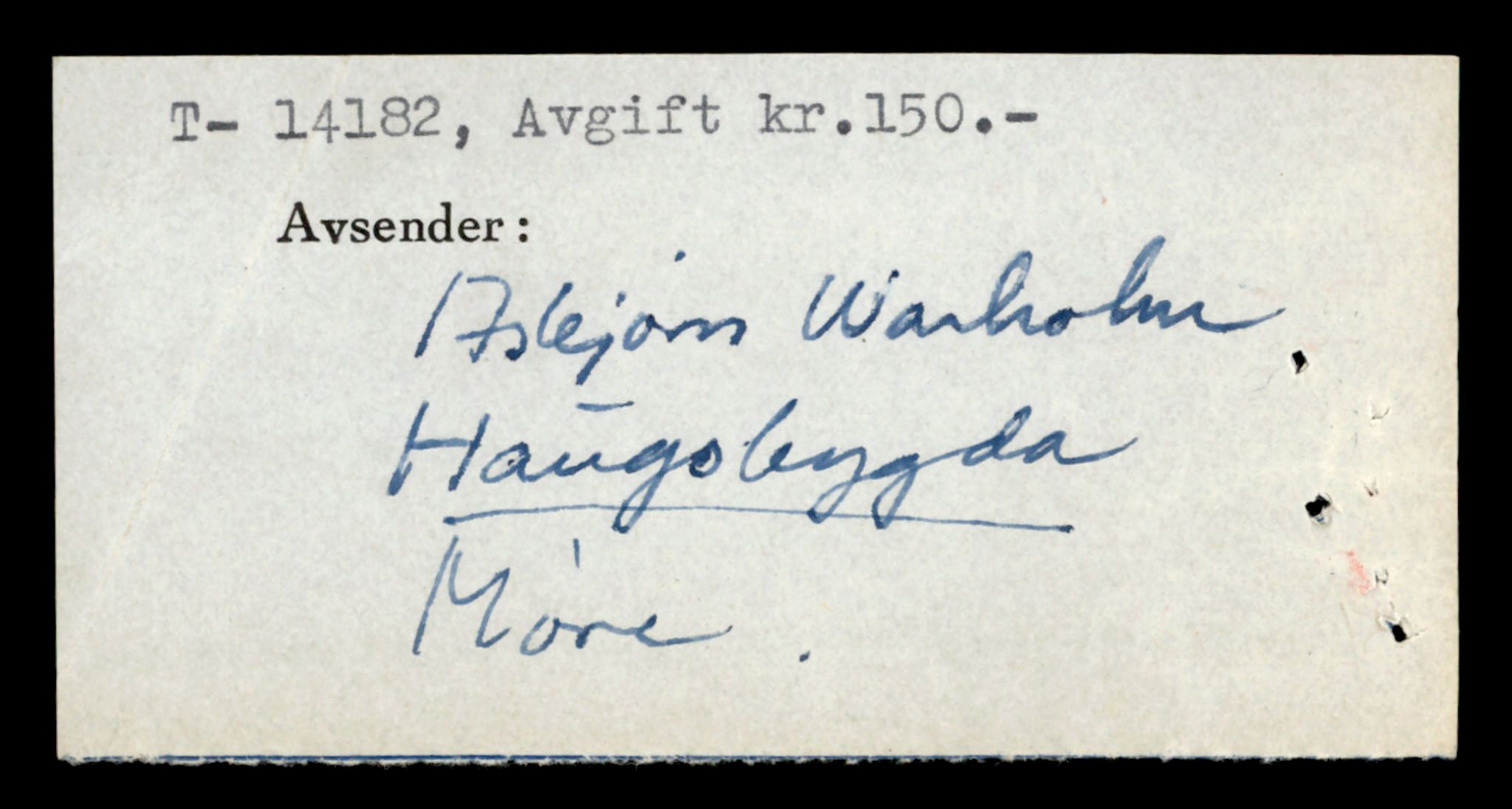 Møre og Romsdal vegkontor - Ålesund trafikkstasjon, AV/SAT-A-4099/F/Fe/L0043: Registreringskort for kjøretøy T 14080 - T 14204, 1927-1998, s. 2662