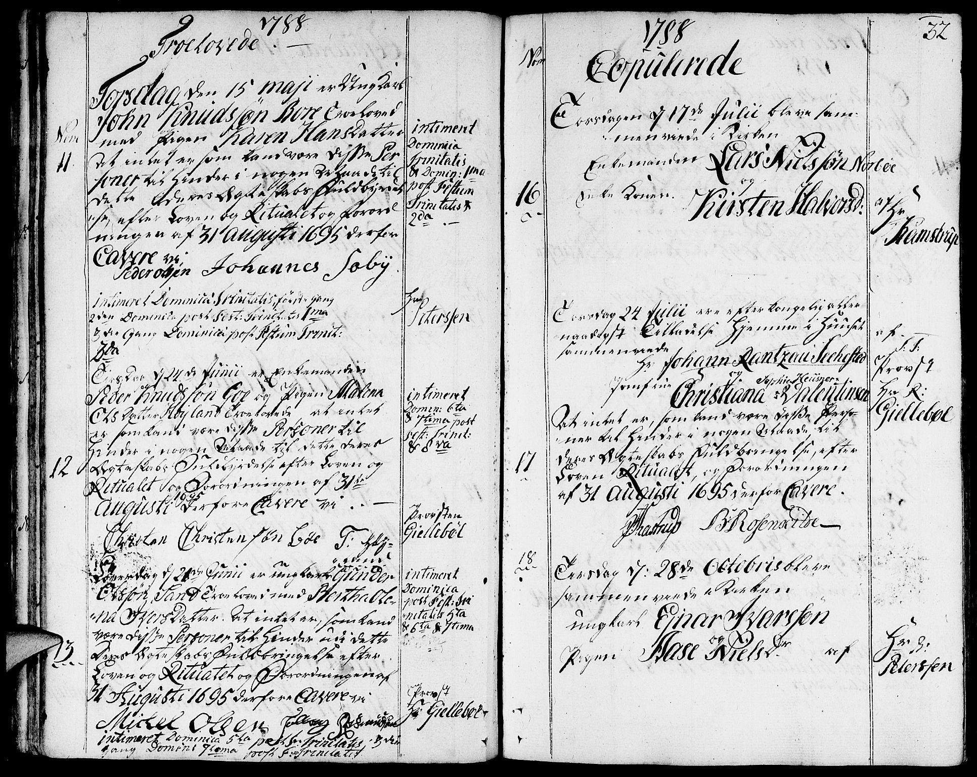 Domkirken sokneprestkontor, AV/SAST-A-101812/001/30/30BA/L0006: Ministerialbok nr. A 6, 1783-1815, s. 32