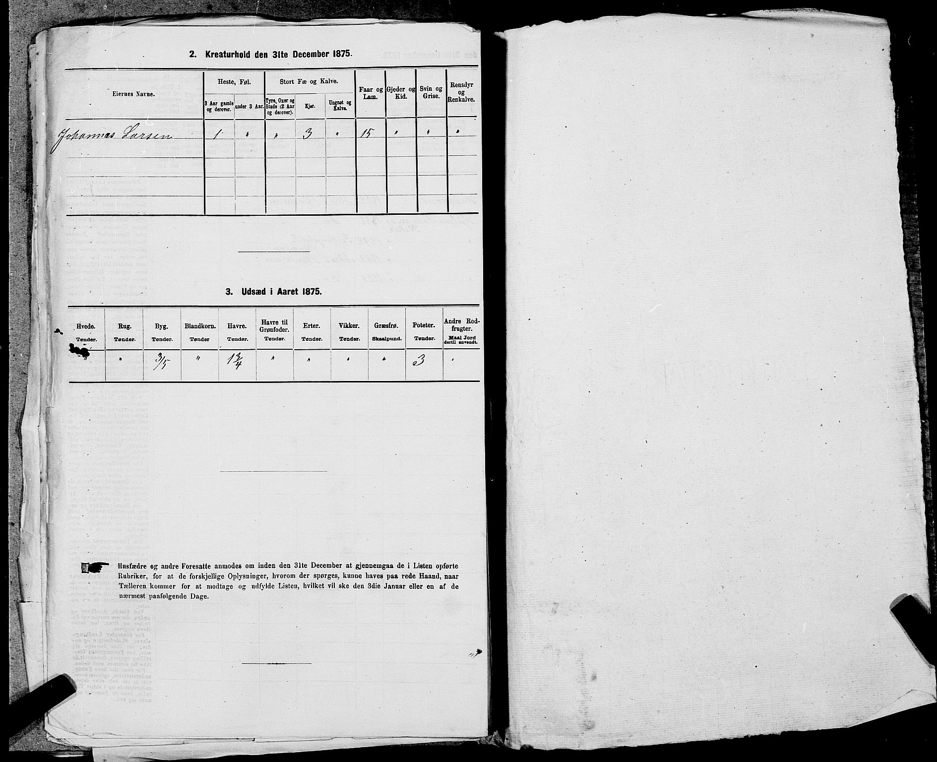 SAST, Folketelling 1875 for 1150L Skudenes prestegjeld, Falnes sokn, Åkra sokn og Ferkingstad sokn, 1875, s. 705