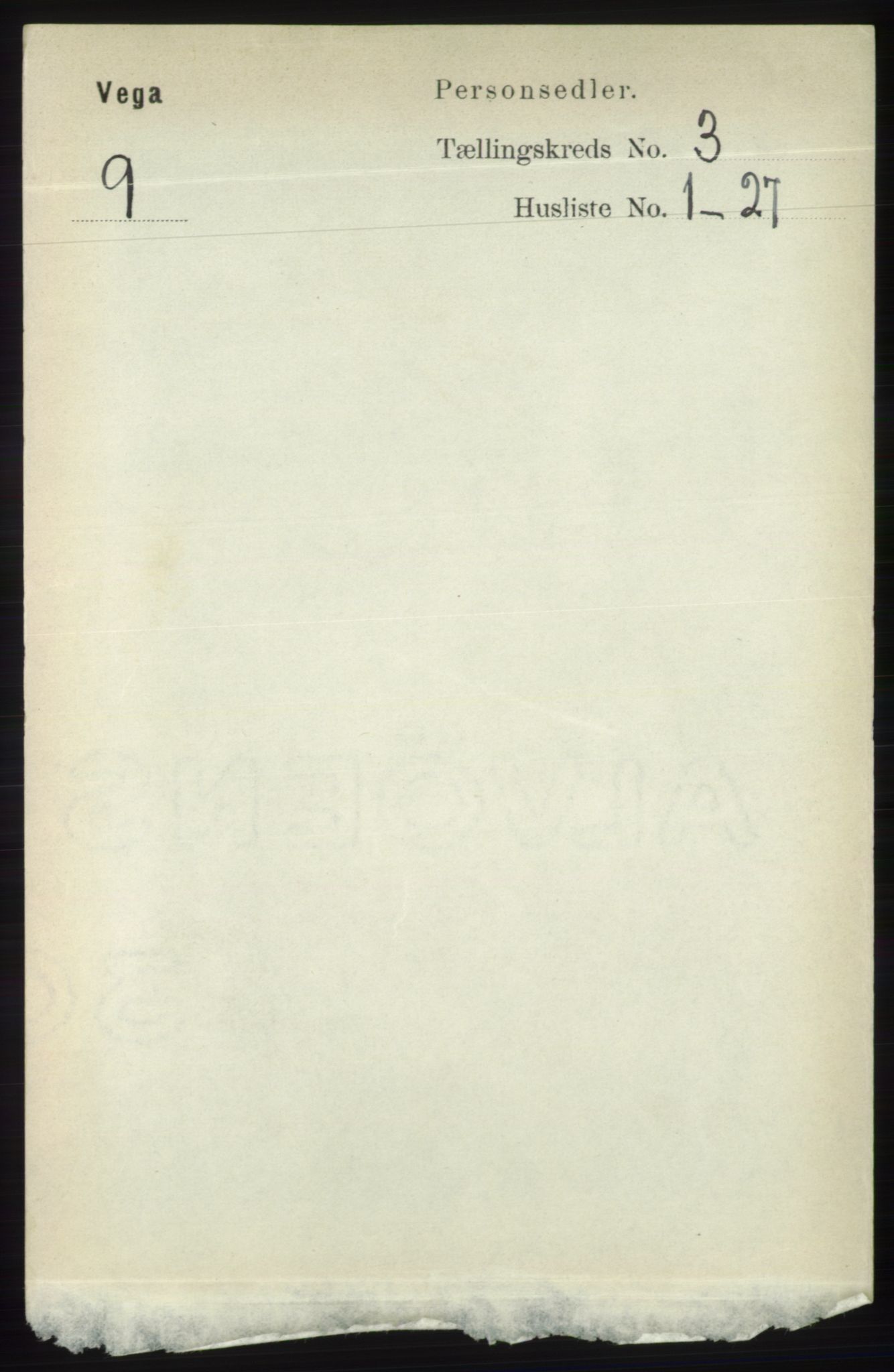 RA, Folketelling 1891 for 1815 Vega herred, 1891, s. 922