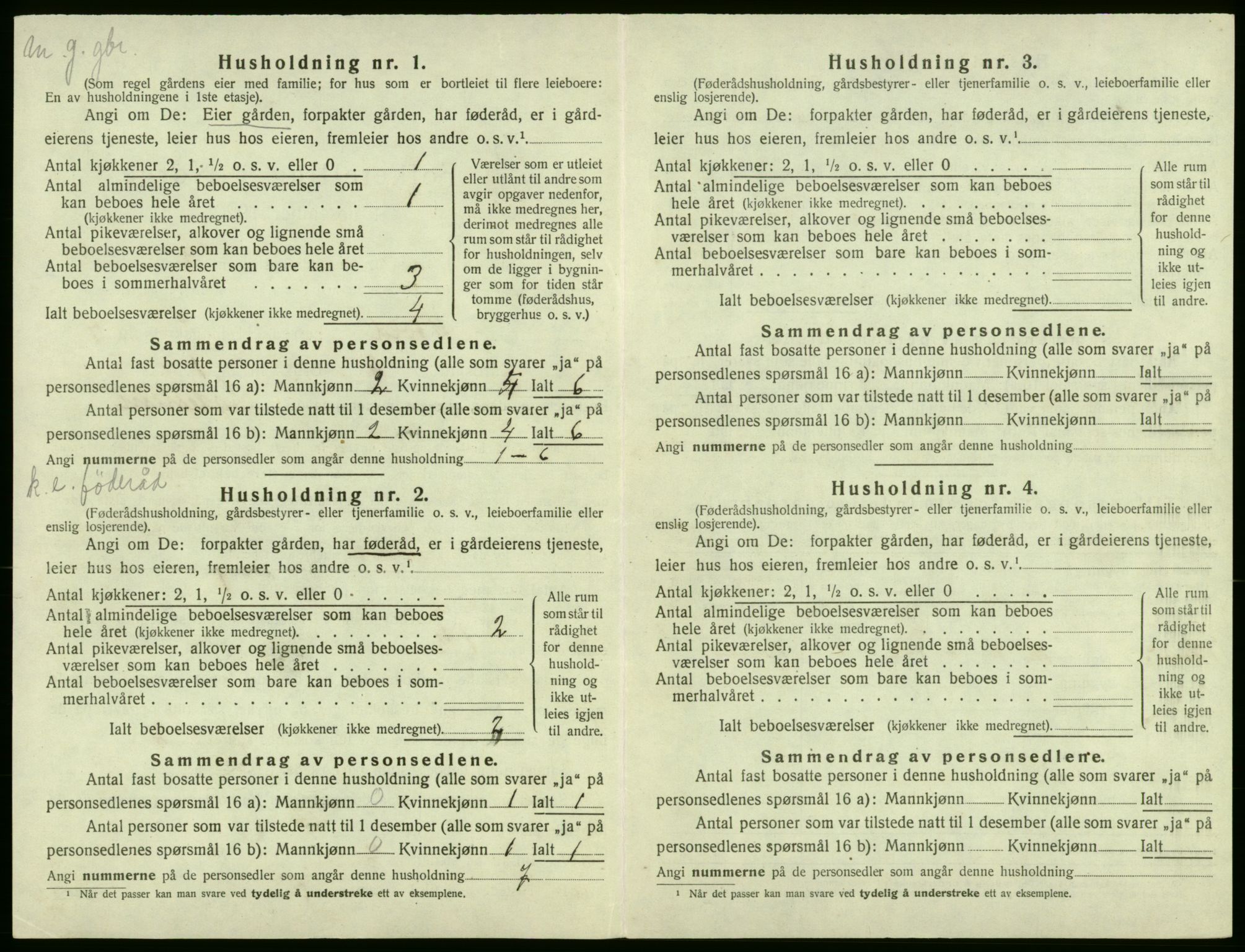 SAB, Folketelling 1920 for 1221 Stord herred, 1920, s. 147
