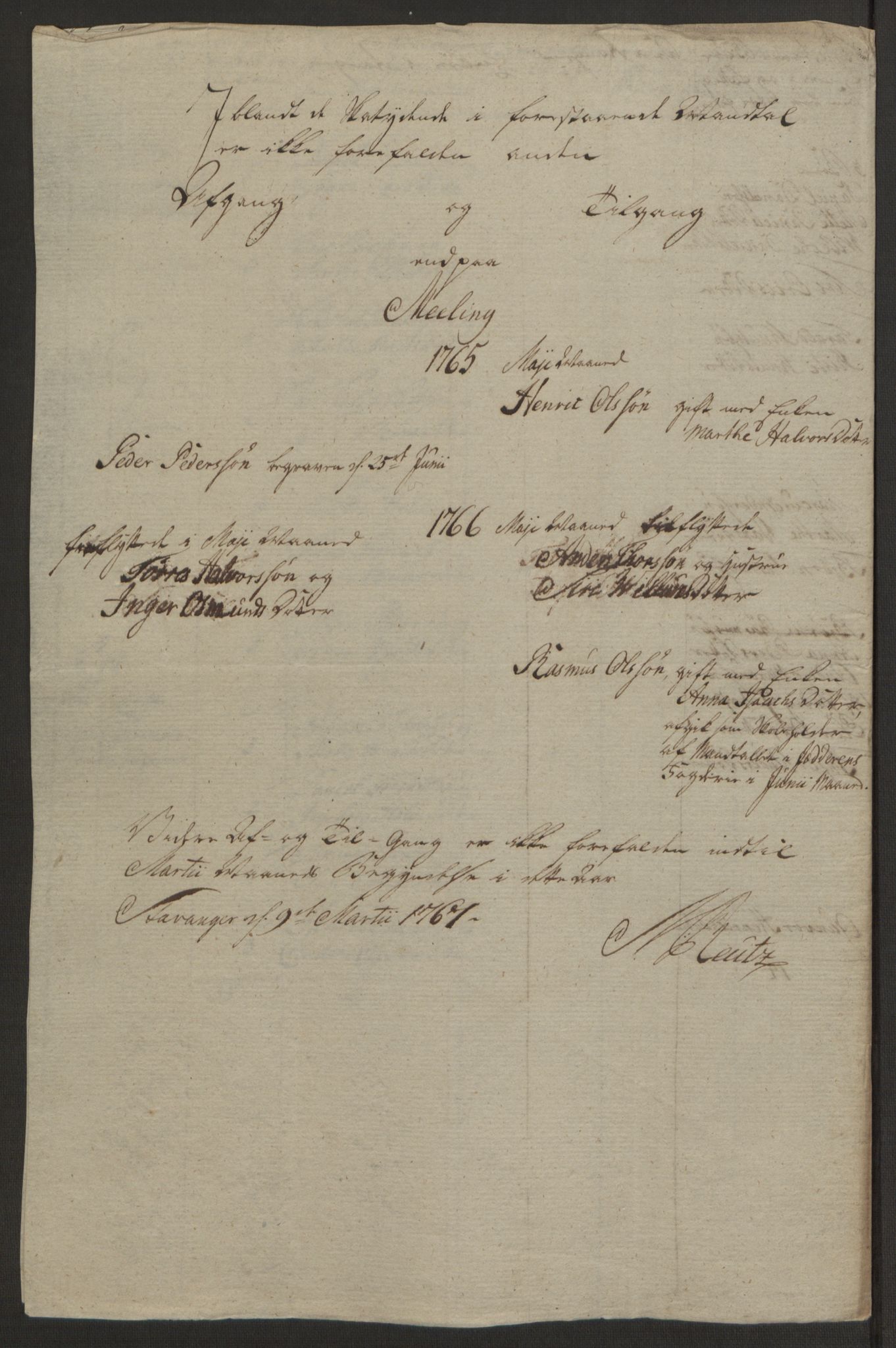 Rentekammeret inntil 1814, Realistisk ordnet avdeling, AV/RA-EA-4070/Ol/L0016b: [Gg 10]: Ekstraskatten, 23.09.1762. Ryfylke, 1764-1768, s. 153