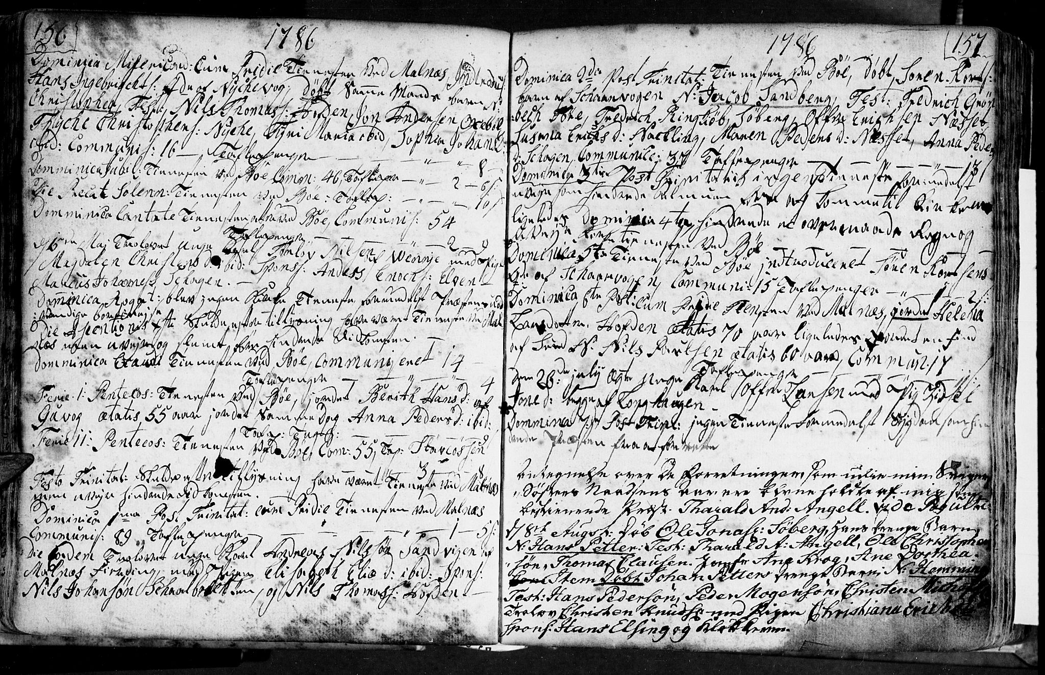 Ministerialprotokoller, klokkerbøker og fødselsregistre - Nordland, AV/SAT-A-1459/891/L1297: Ministerialbok nr. 891A02, 1759-1820, s. 256-257