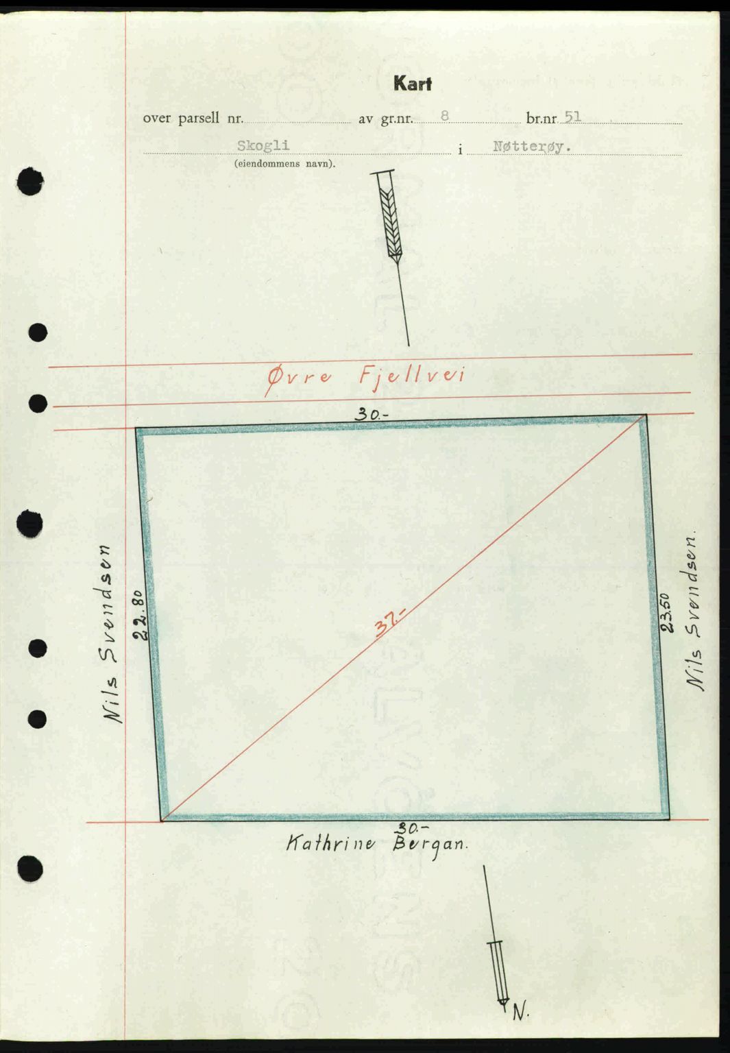 Tønsberg sorenskriveri, AV/SAKO-A-130/G/Ga/Gaa/L0014: Pantebok nr. A14, 1943-1944, Dagboknr: 2417/1943