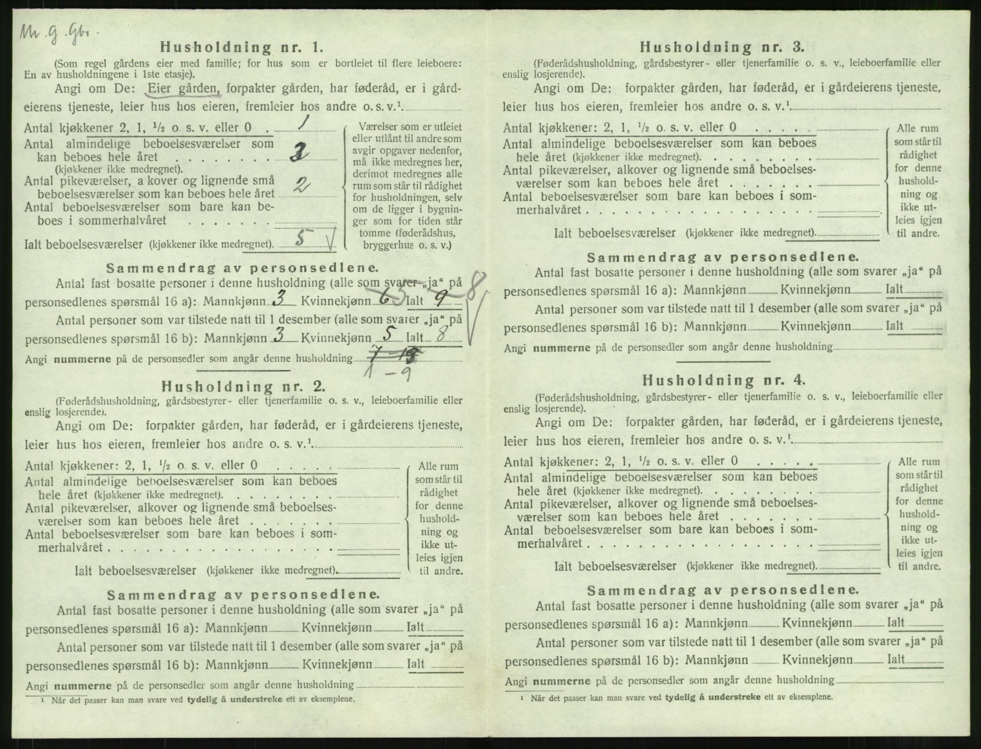 SAT, Folketelling 1920 for 1537 Voll herred, 1920, s. 104