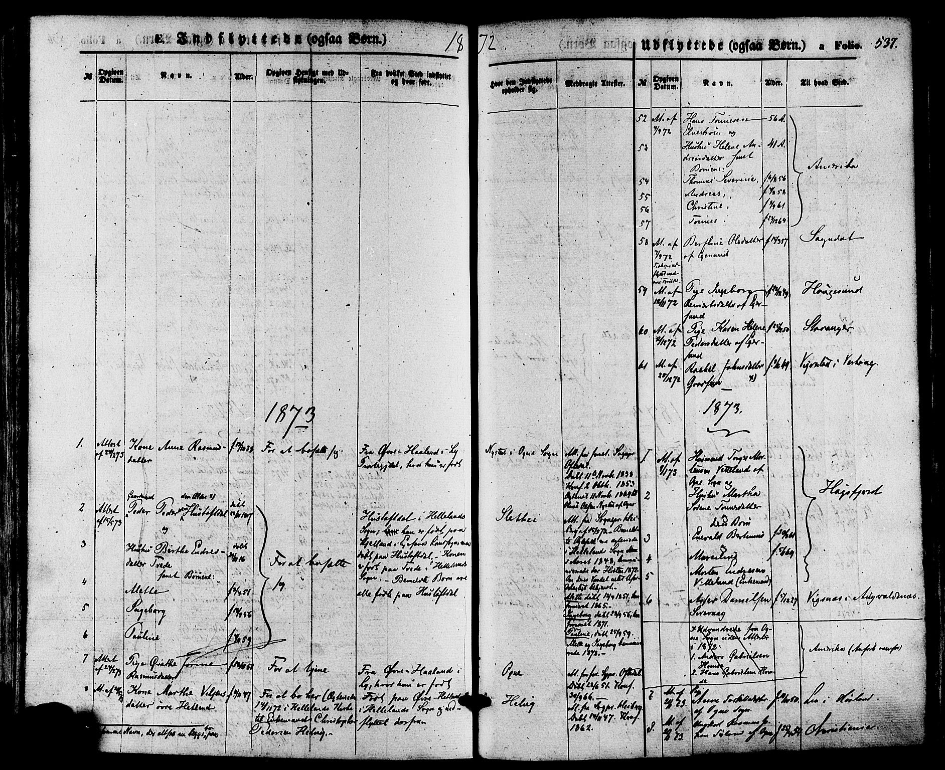 Eigersund sokneprestkontor, SAST/A-101807/S08/L0014: Ministerialbok nr. A 13, 1866-1878, s. 537