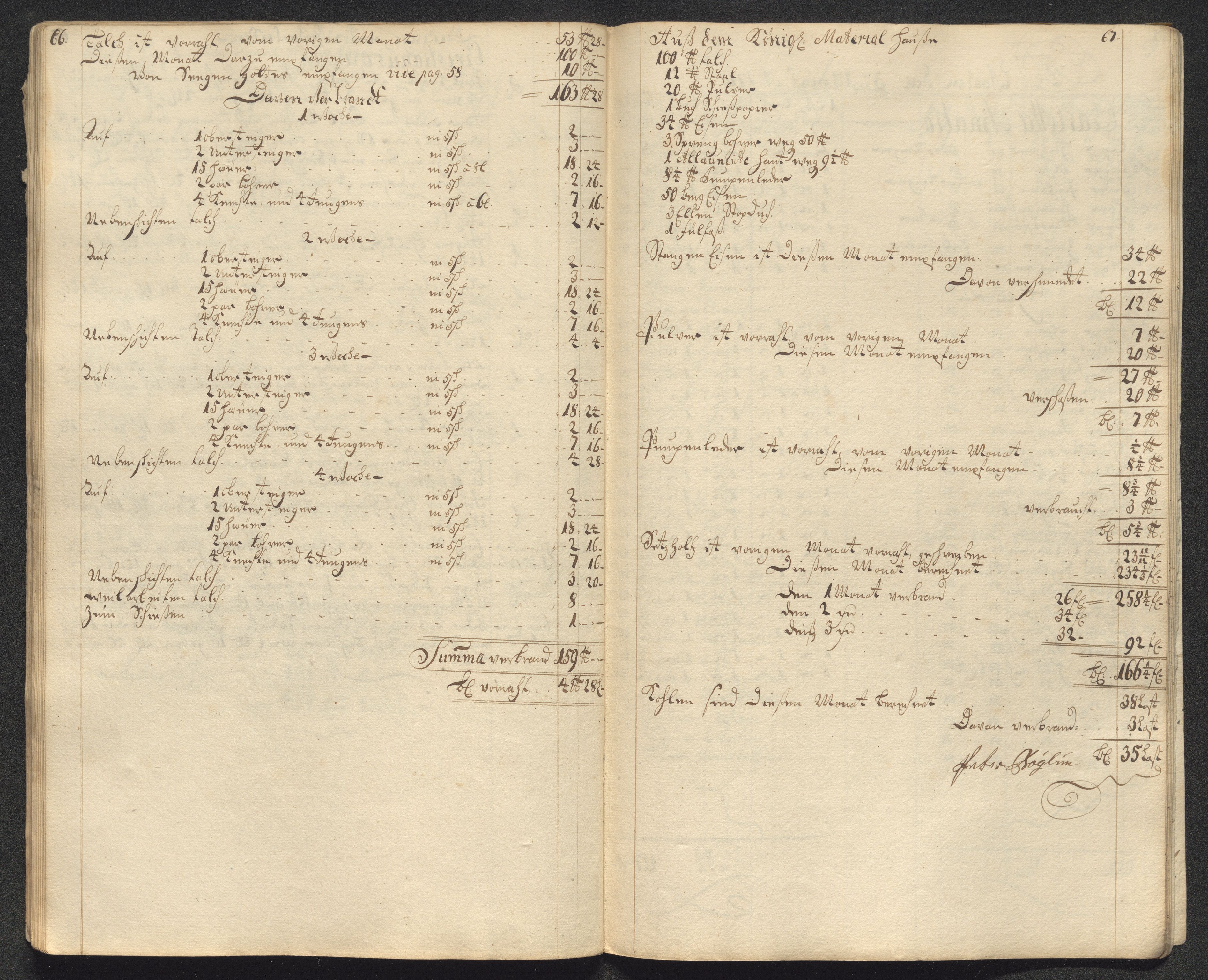 Kongsberg Sølvverk 1623-1816, AV/SAKO-EA-3135/001/D/Dc/Dcd/L0099: Utgiftsregnskap for gruver m.m., 1710, s. 130