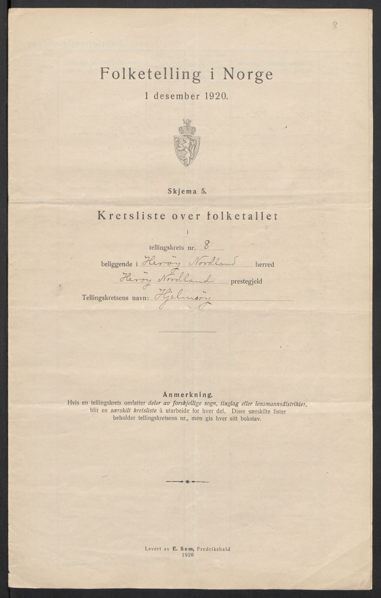 SAT, Folketelling 1920 for 1818 Herøy herred, 1920, s. 27