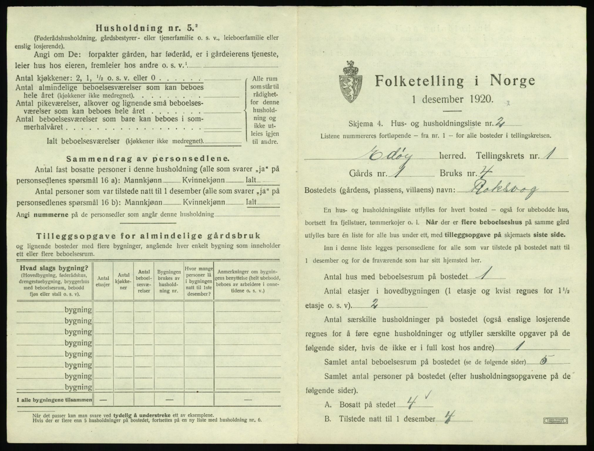 SAT, Folketelling 1920 for 1573 Edøy herred, 1920, s. 34