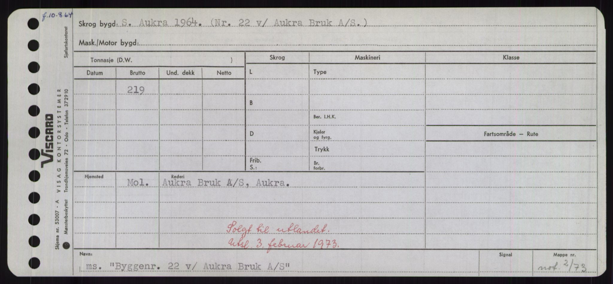 Sjøfartsdirektoratet med forløpere, Skipsmålingen, AV/RA-S-1627/H/Hd/L0005: Fartøy, Br-Byg, s. 774