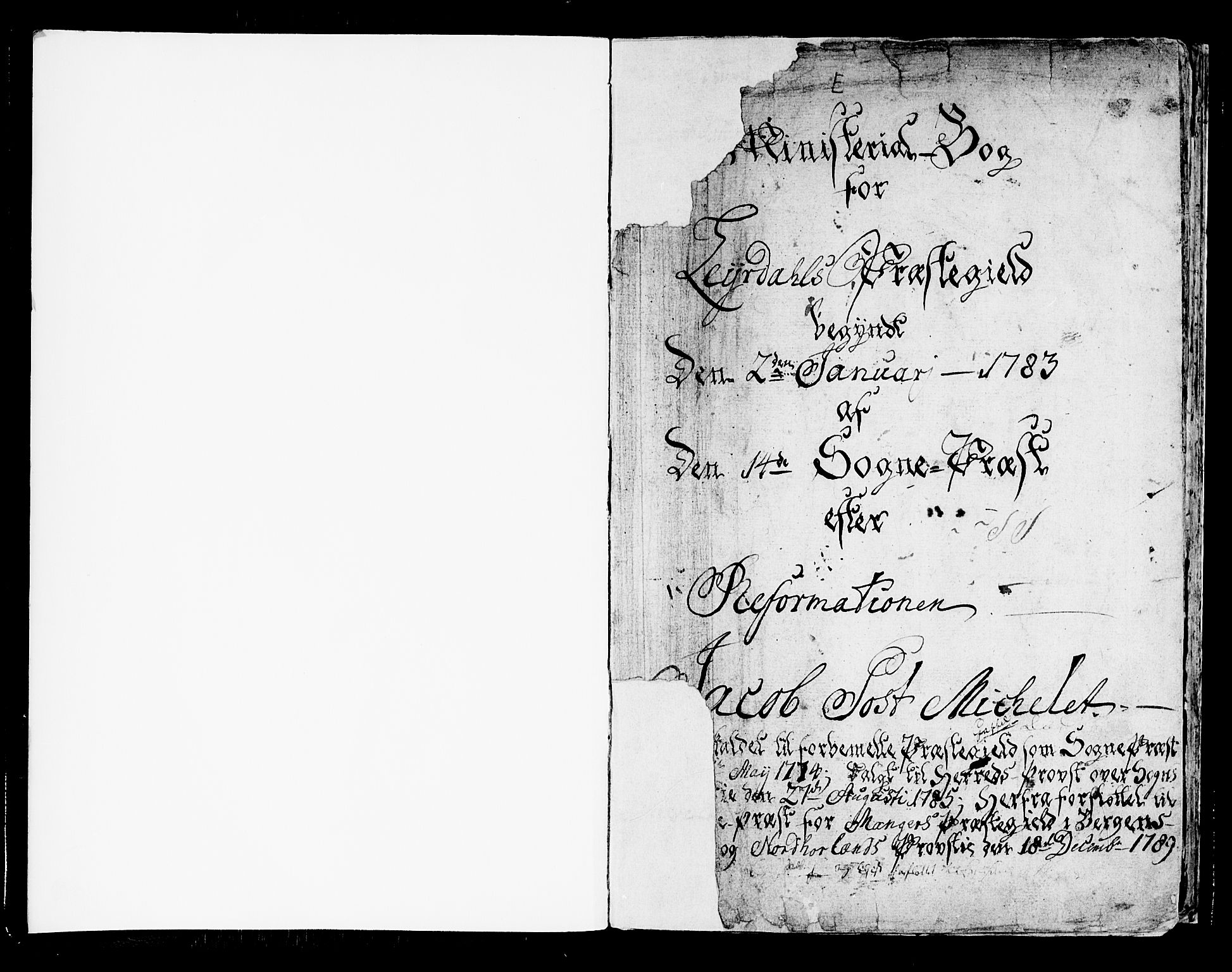 Lærdal sokneprestembete, SAB/A-81201: Ministerialbok nr. A 3, 1783-1804