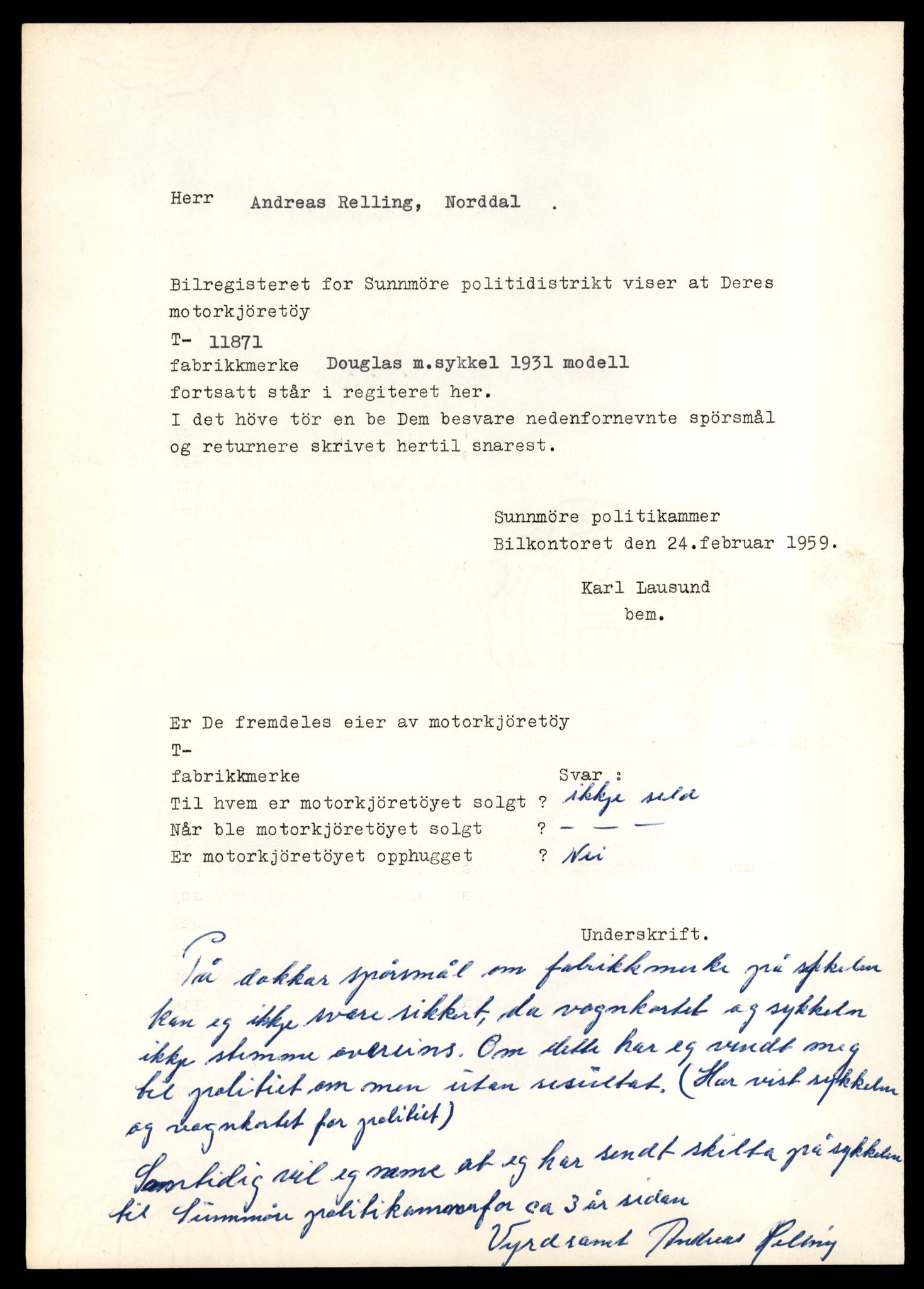 Møre og Romsdal vegkontor - Ålesund trafikkstasjon, AV/SAT-A-4099/F/Fe/L0031: Registreringskort for kjøretøy T 11800 - T 11996, 1927-1998, s. 1303