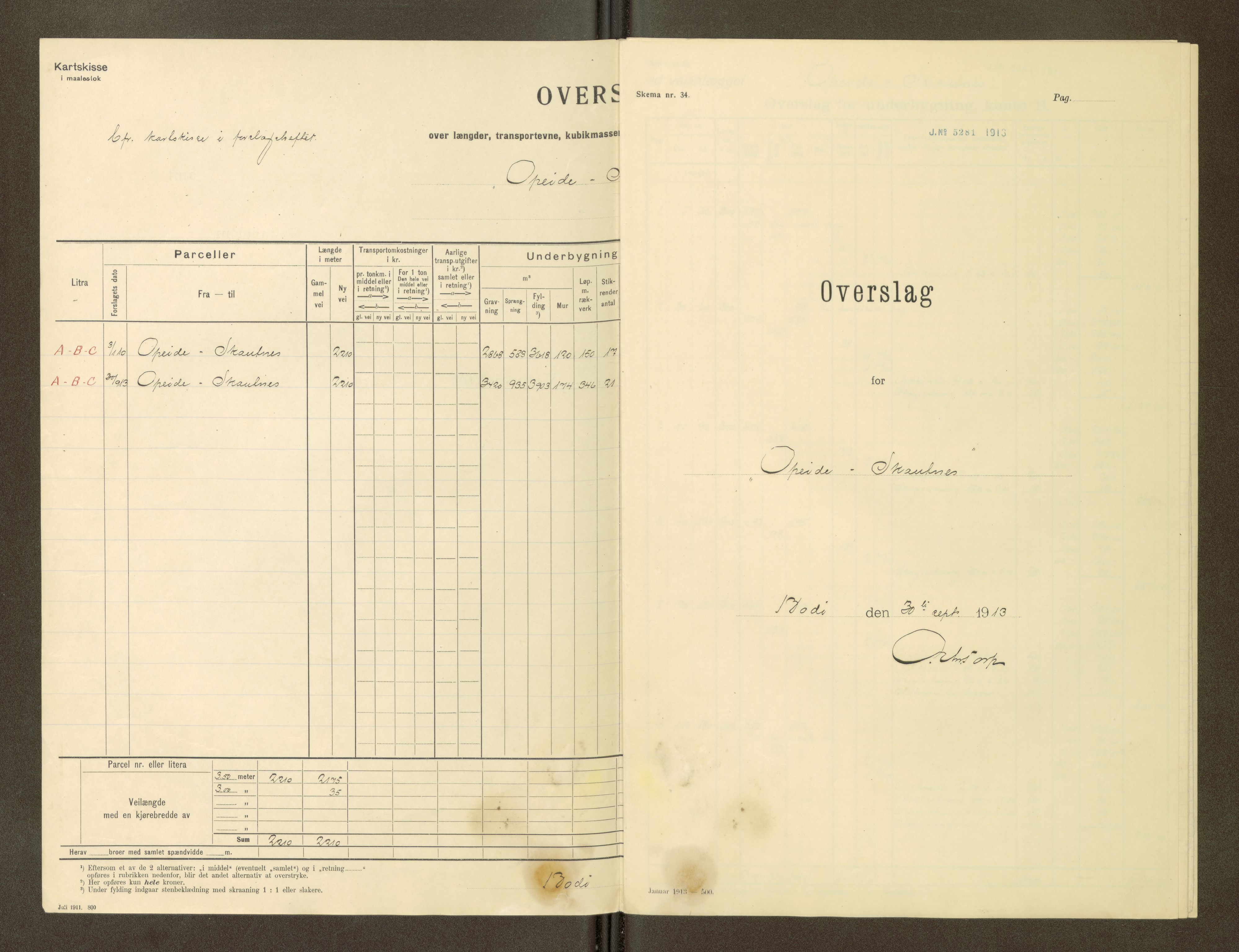 Nordland vegkontor, AV/SAT-A-4181/F/Fa/L0030: Hamarøy/Tysfjord, 1885-1948, s. 801