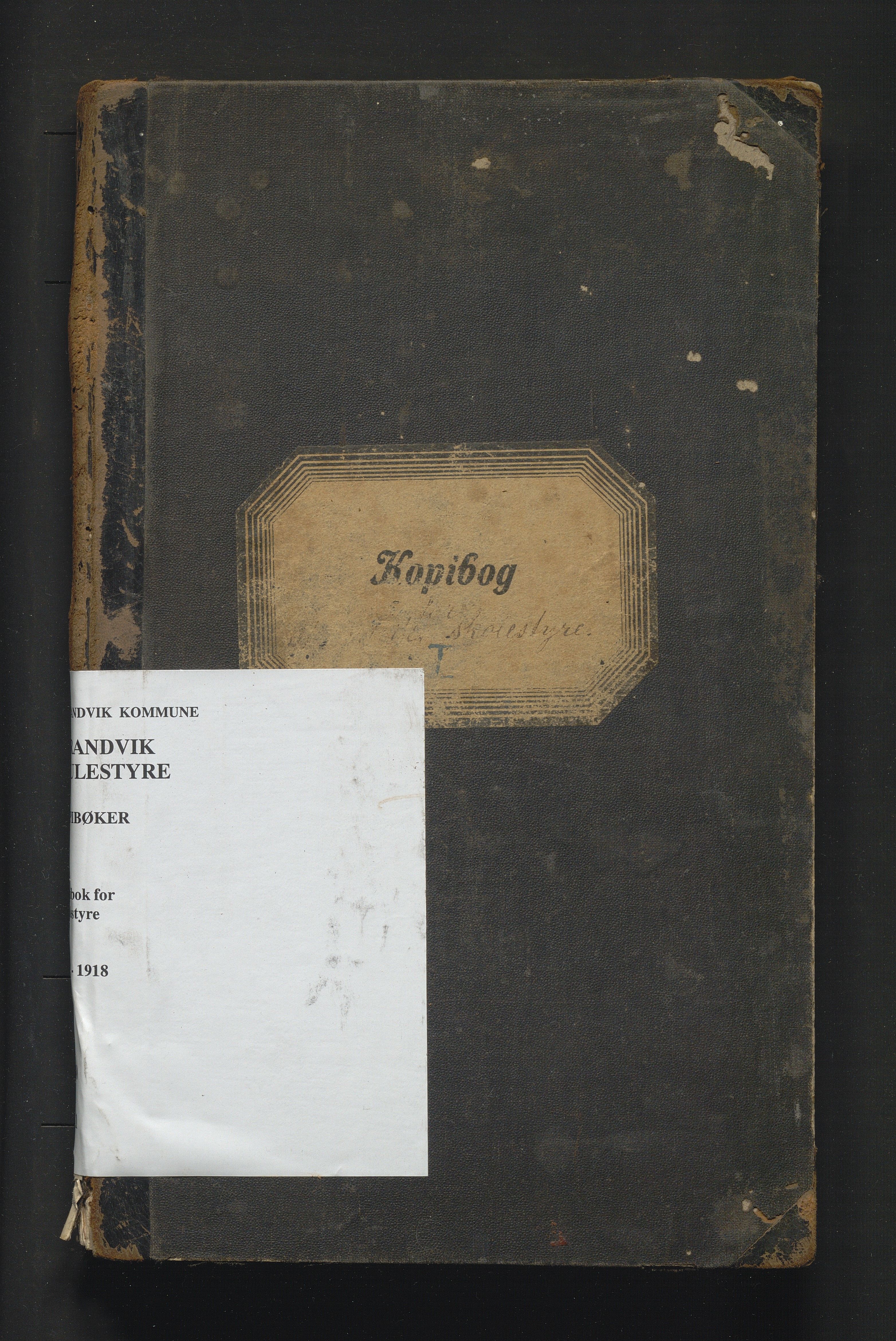 Strandvik kommune. Skulestyre, IKAH/1240-211/B/Ba/L0001: Kopibok for Strandvik skulestyre, 1901-1918