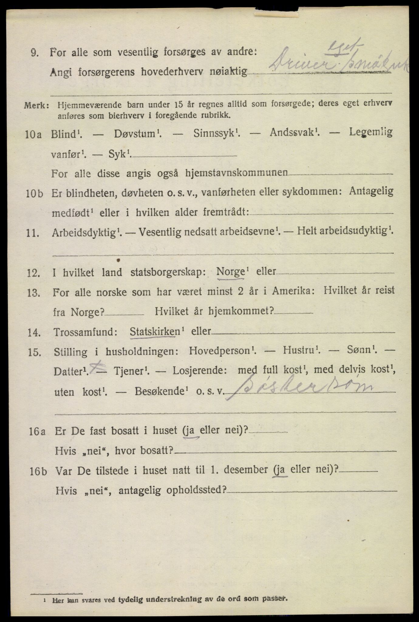 SAH, Folketelling 1920 for 0520 Ringebu herred, 1920, s. 1818