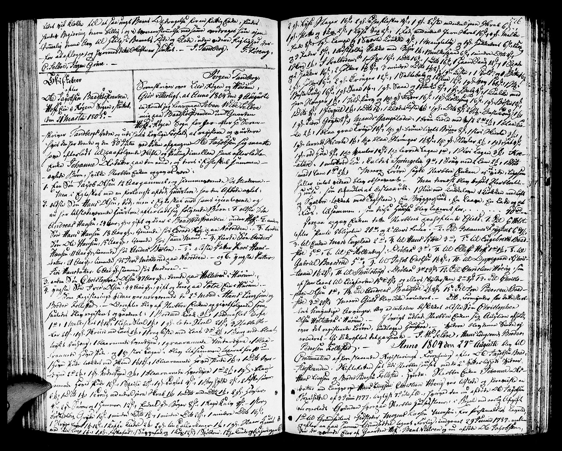 Lier, Røyken og Hurum sorenskriveri, AV/SAKO-A-89/H/Hc/L0008: Skifteprotokoll, 1799-1805, s. 525b-526a