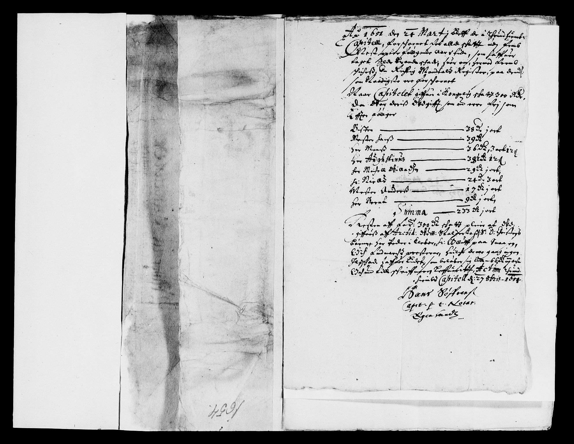 Rentekammeret inntil 1814, Reviderte regnskaper, Lensregnskaper, RA/EA-5023/R/Rb/Rbw/L0119: Trondheim len, 1654-1656