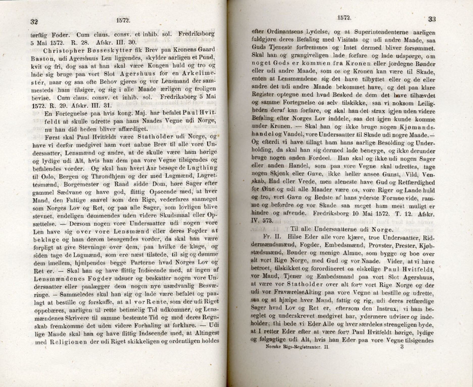 Publikasjoner utgitt av Det Norske Historiske Kildeskriftfond, PUBL/-/-/-: Norske Rigs-Registranter, bind 2, 1572-1588, s. 32-33