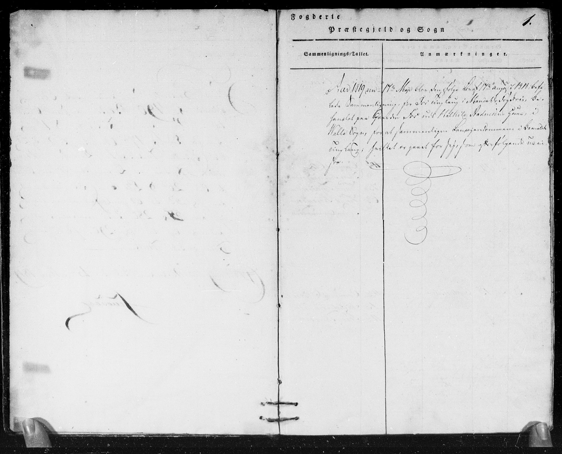 Hovedmatrikkelkommisjonen, AV/RA-S-1529, 1819