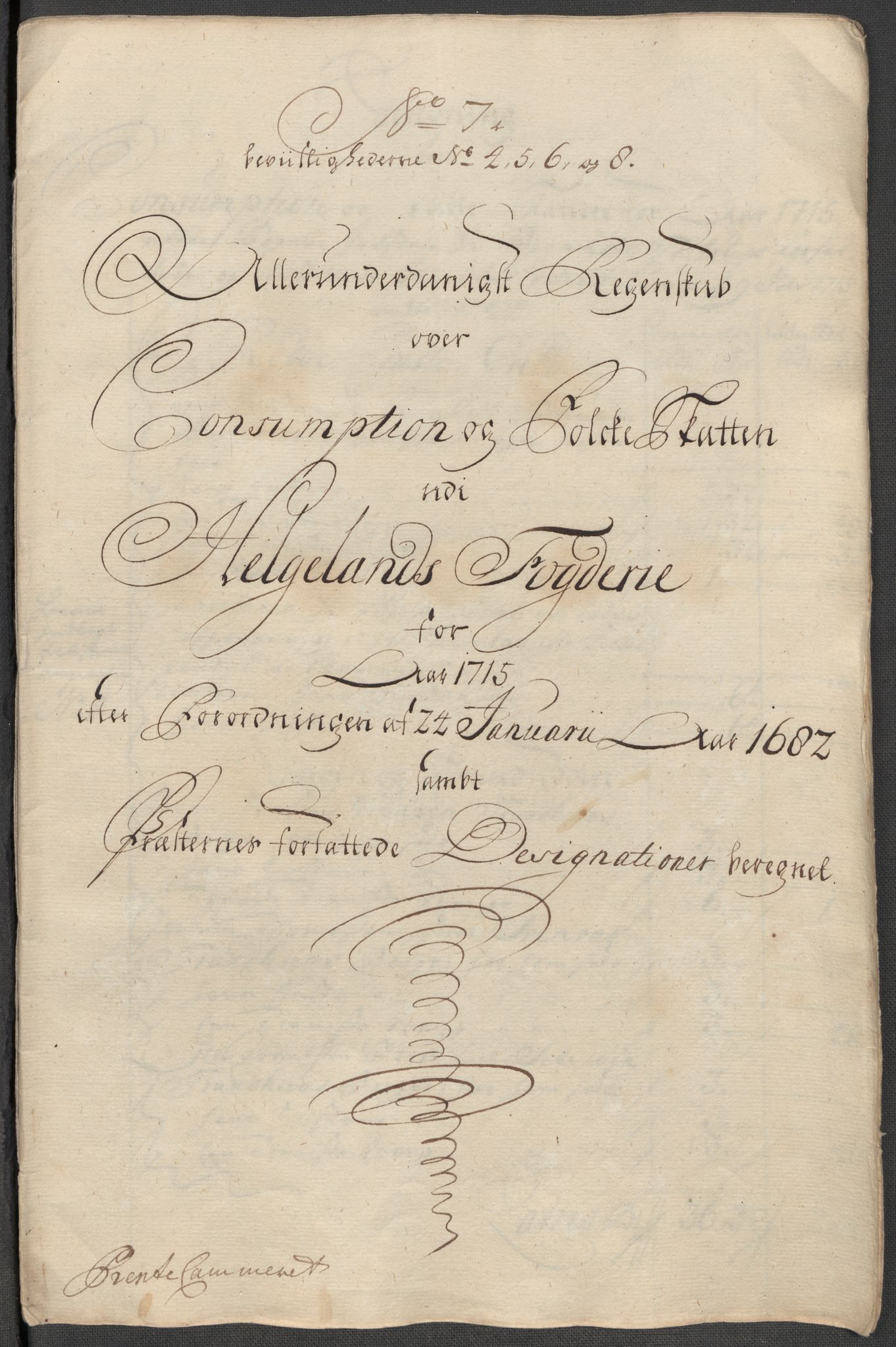 Rentekammeret inntil 1814, Reviderte regnskaper, Fogderegnskap, RA/EA-4092/R65/L4513: Fogderegnskap Helgeland, 1714-1715, s. 565