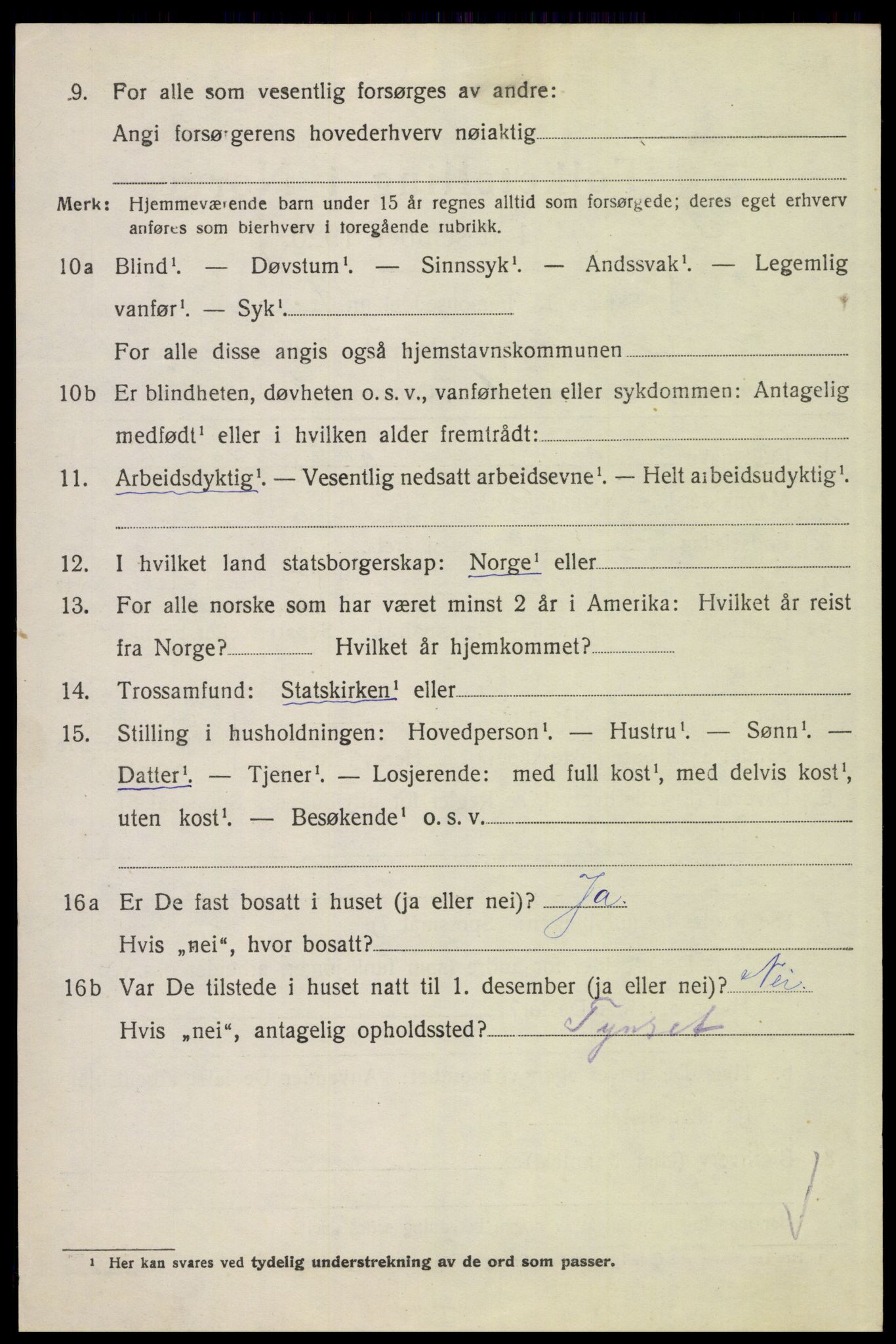 SAH, Folketelling 1920 for 0438 Alvdal herred, 1920, s. 901