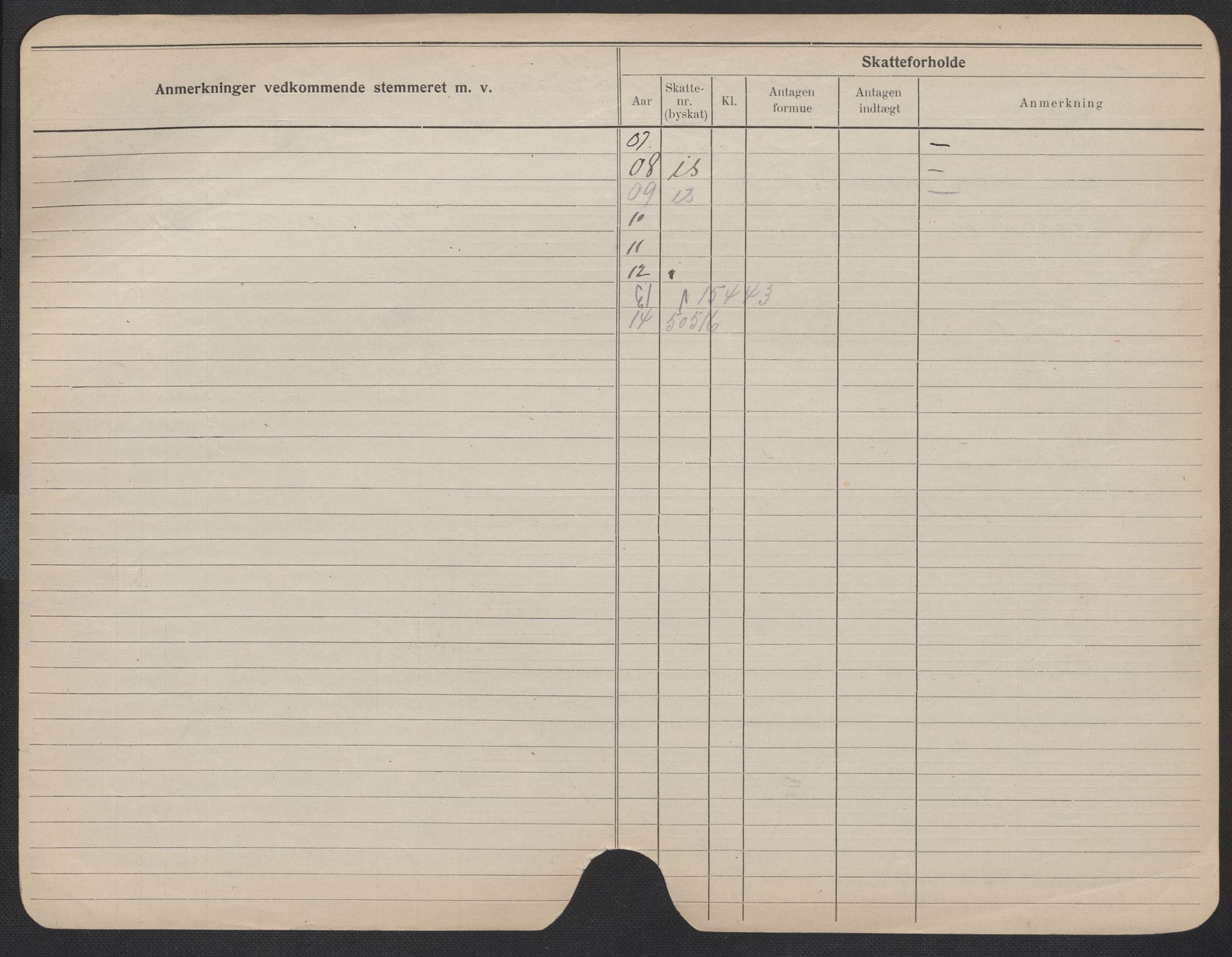 Oslo folkeregister, Registerkort, SAO/A-11715/F/Fa/Fac/L0010: Menn, 1906-1914, s. 1001b