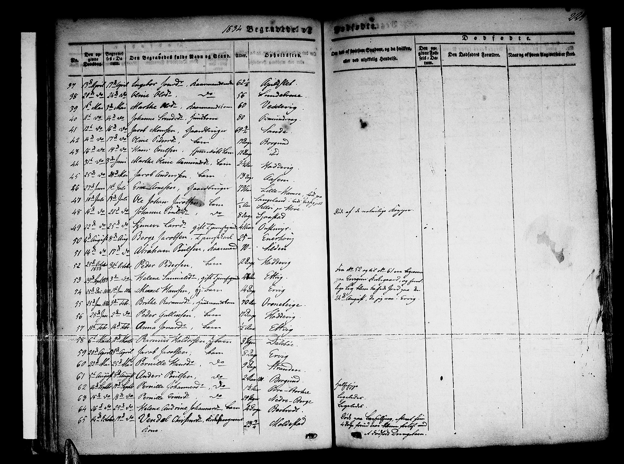 Selje sokneprestembete, AV/SAB-A-99938/H/Ha/Haa/Haaa: Ministerialbok nr. A 9, 1829-1844, s. 229
