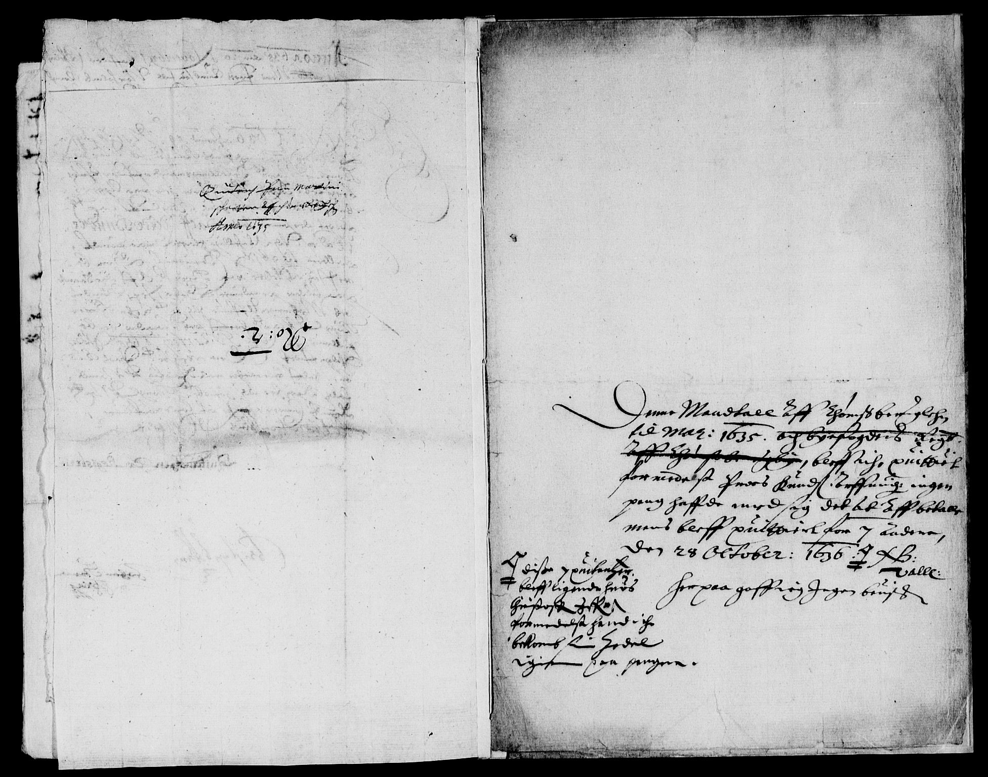 Rentekammeret inntil 1814, Reviderte regnskaper, Lensregnskaper, RA/EA-5023/R/Rb/Rbo/L0016: Tønsberg len, 1635-1637