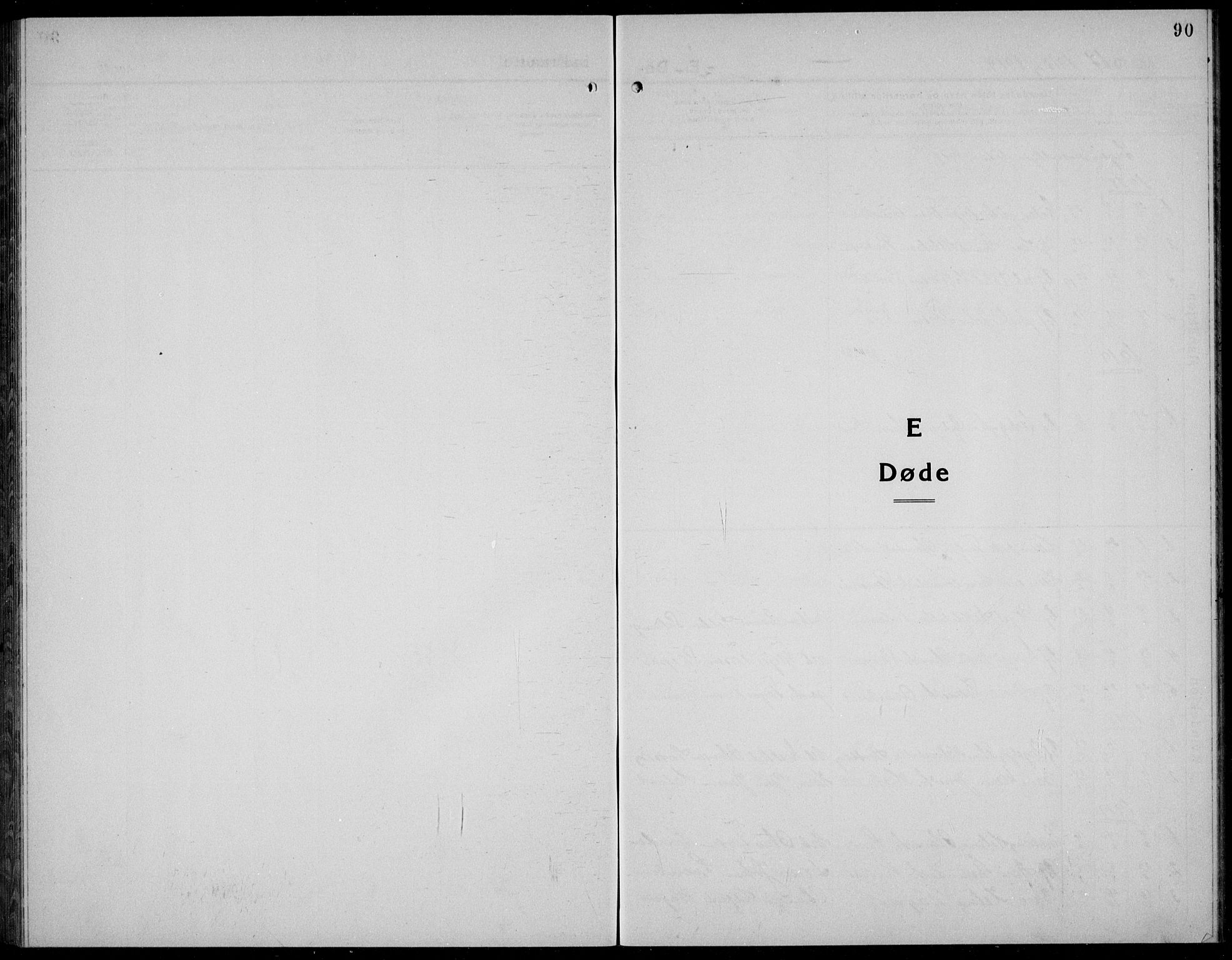 Kviteseid kirkebøker, AV/SAKO-A-276/G/Gc/L0002: Klokkerbok nr. III 2, 1917-1937, s. 90