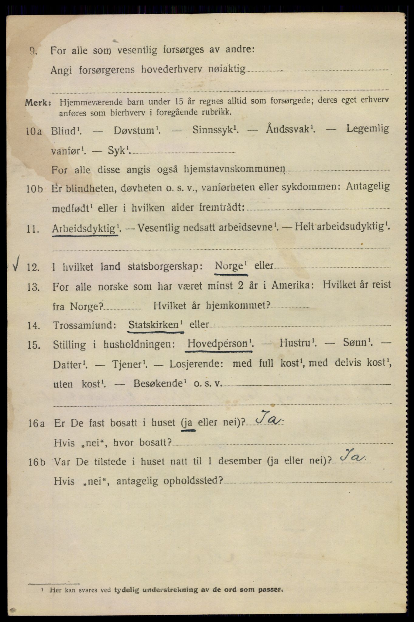 SAO, Folketelling 1920 for 0301 Kristiania kjøpstad, 1920, s. 651604