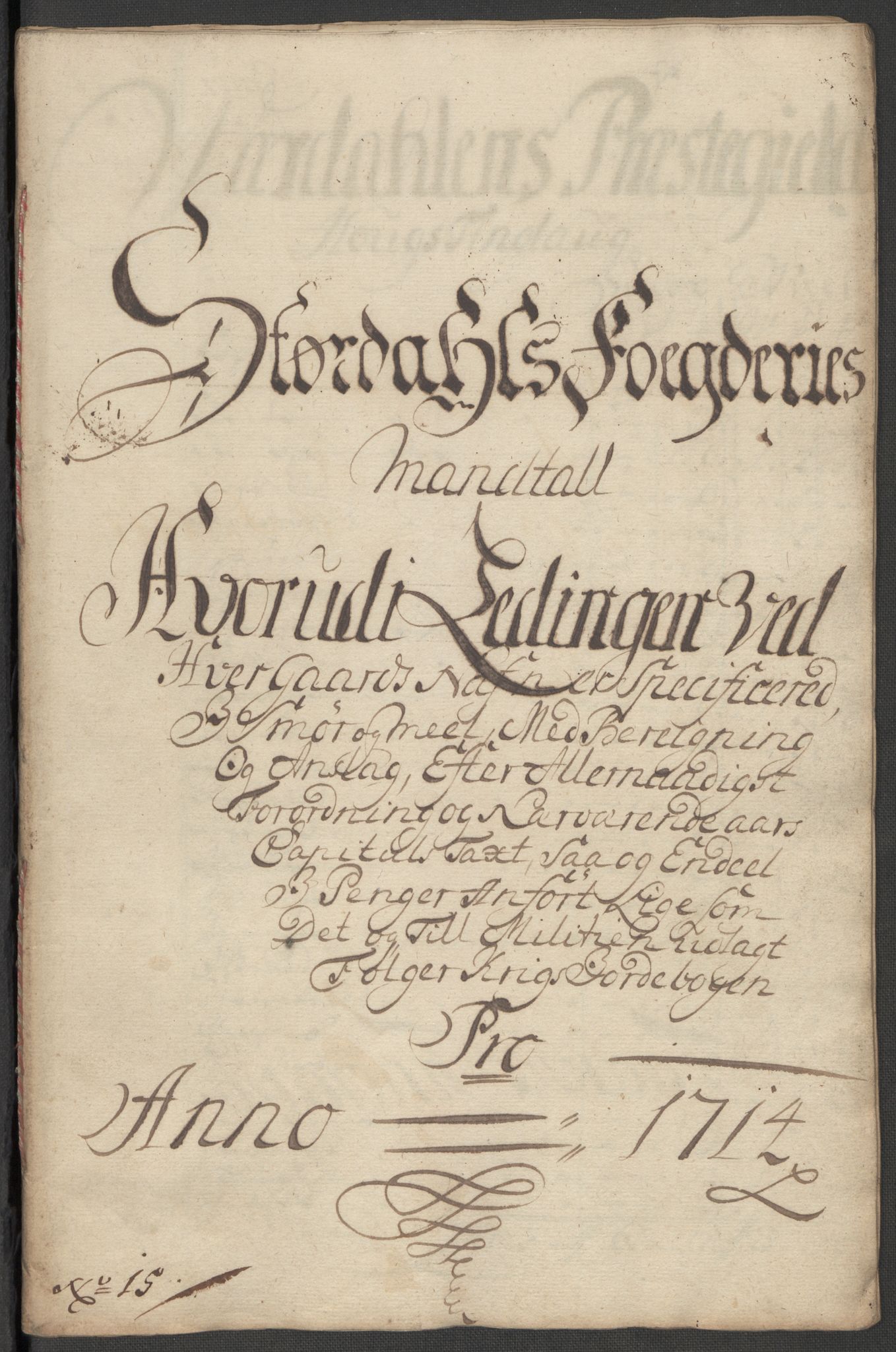 Rentekammeret inntil 1814, Reviderte regnskaper, Fogderegnskap, RA/EA-4092/R62/L4204: Fogderegnskap Stjørdal og Verdal, 1714, s. 179