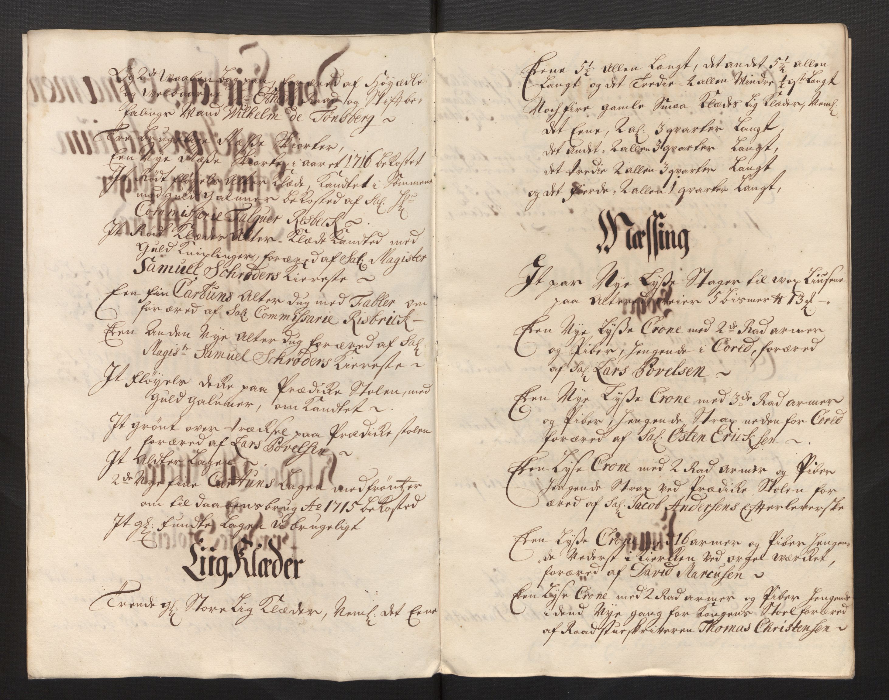 Stiftamtmannen i Bergen, AV/SAB-A-100006/F/Fb/Fbb/0001 / Lnr. 1737 - Domkirken: Rekneskapar, 1706-1721