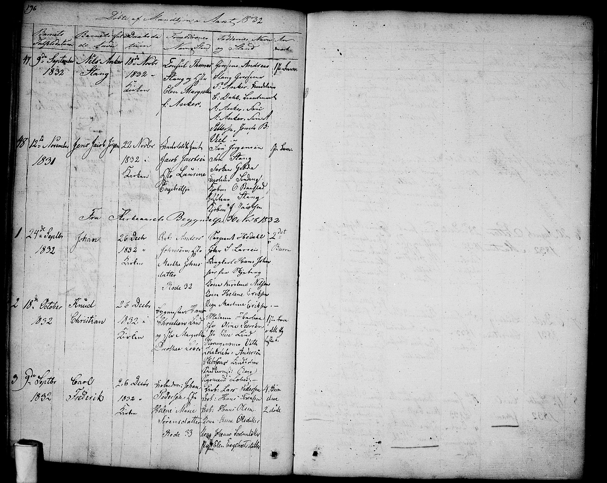 Halden prestekontor Kirkebøker, AV/SAO-A-10909/F/Fa/L0004: Ministerialbok nr. I 4, 1823-1834, s. 196