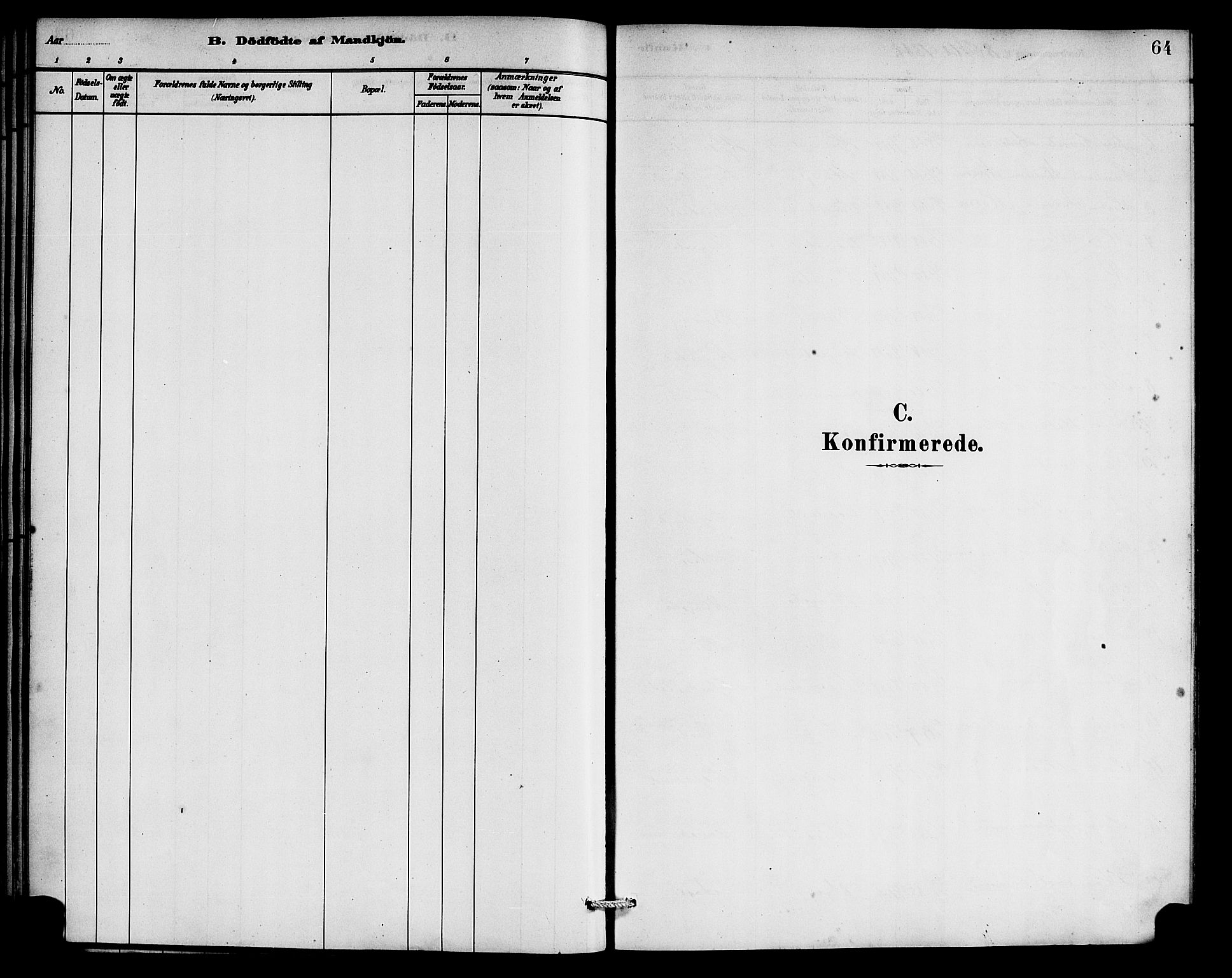 Gaular sokneprestembete, SAB/A-80001/H/Haa: Ministerialbok nr. C 1, 1882-1897, s. 64