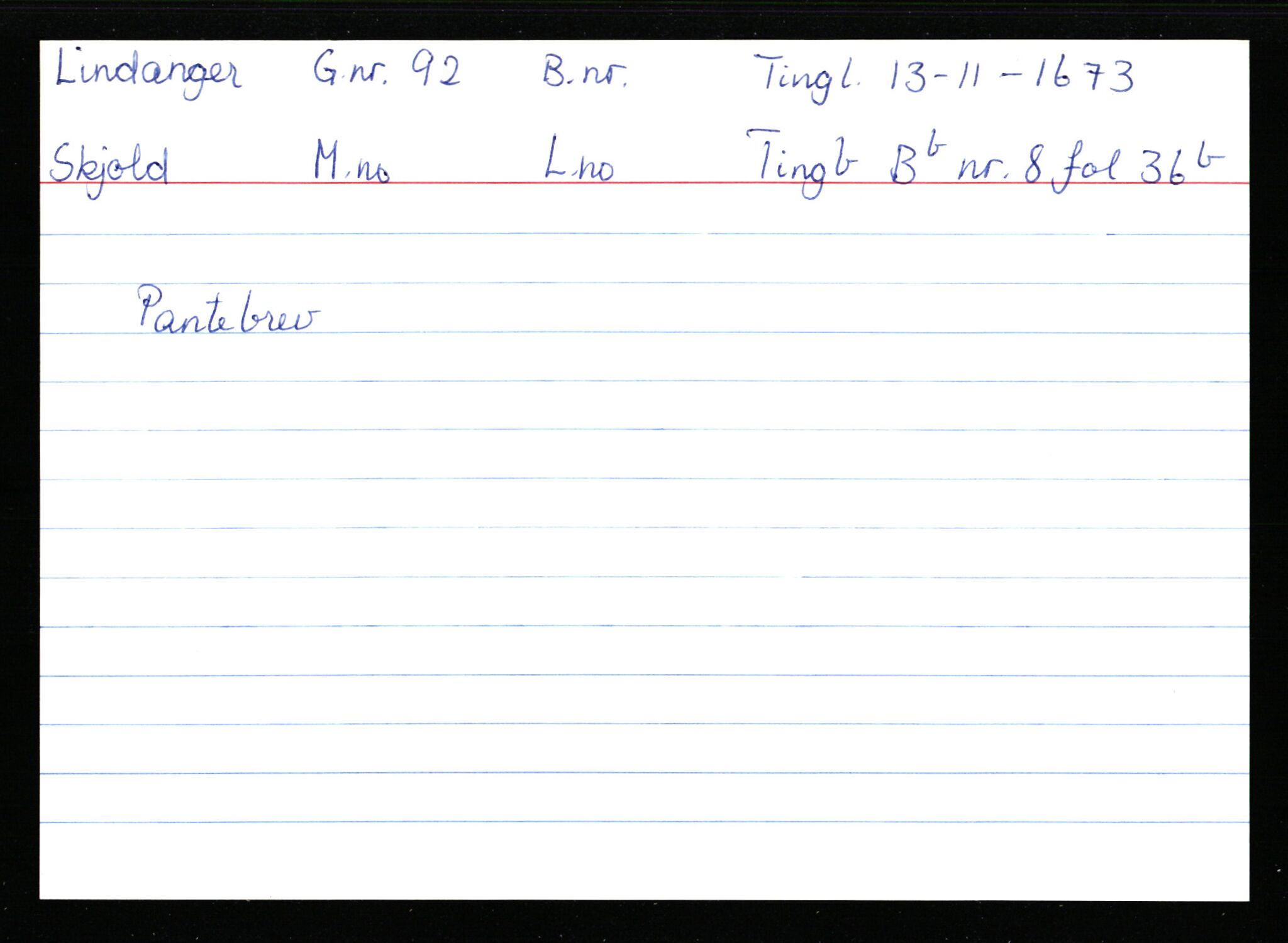 Statsarkivet i Stavanger, AV/SAST-A-101971/03/Y/Ym/L0035: Åstedskort sortert etter gårdsnavn: Leiranger - Lindanger, 1600-1950, s. 679