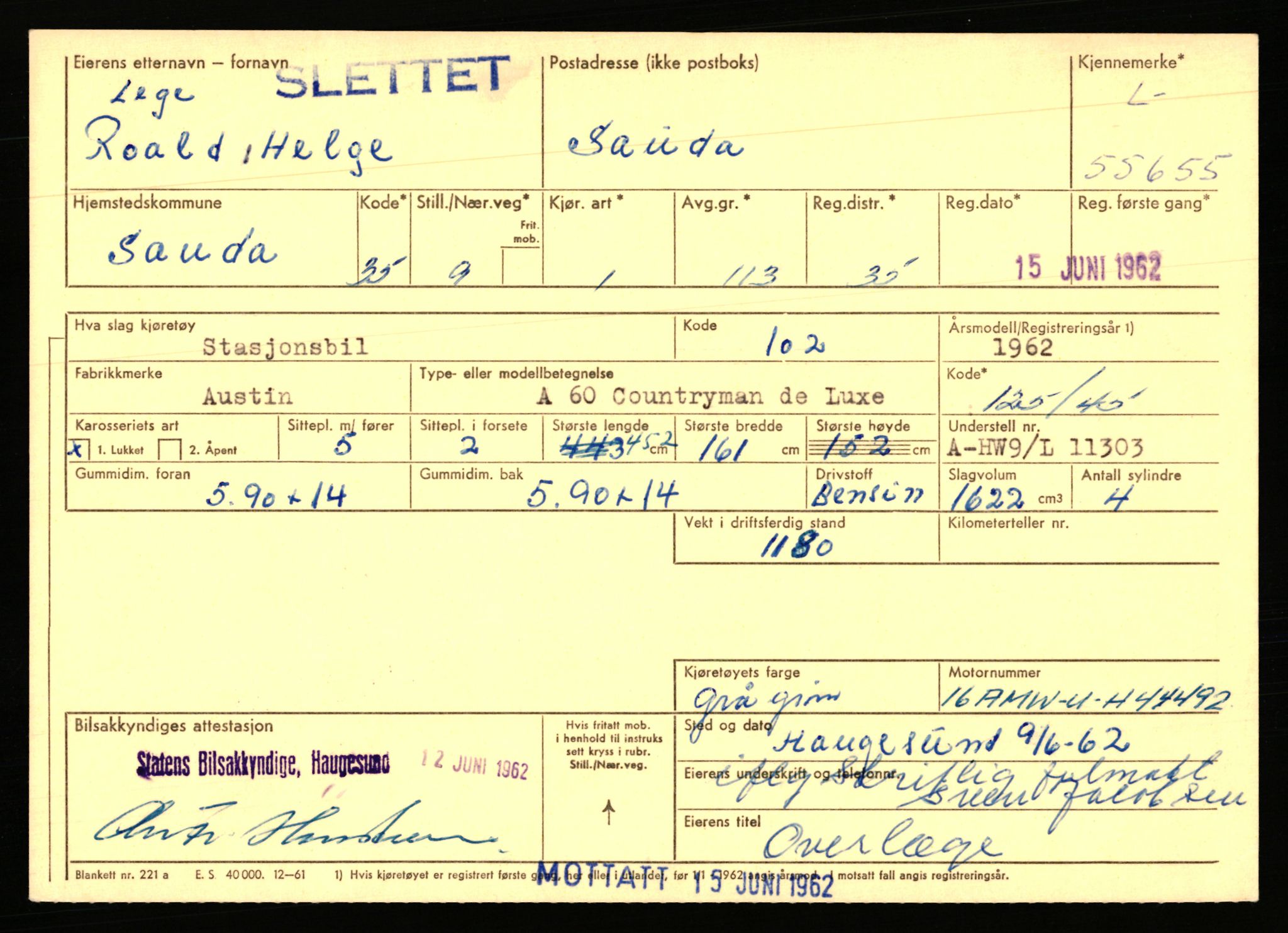 Stavanger trafikkstasjon, AV/SAST-A-101942/0/F/L0054: L-54200 - L-55699, 1930-1971, s. 2725