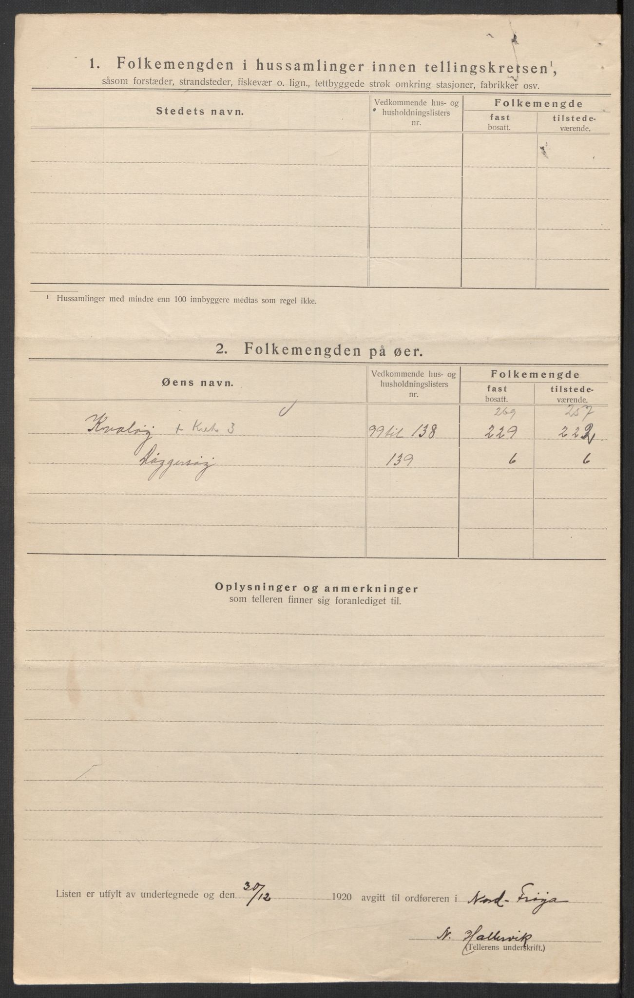 SAT, Folketelling 1920 for 1620 Nord-Frøya herred, 1920, s. 32