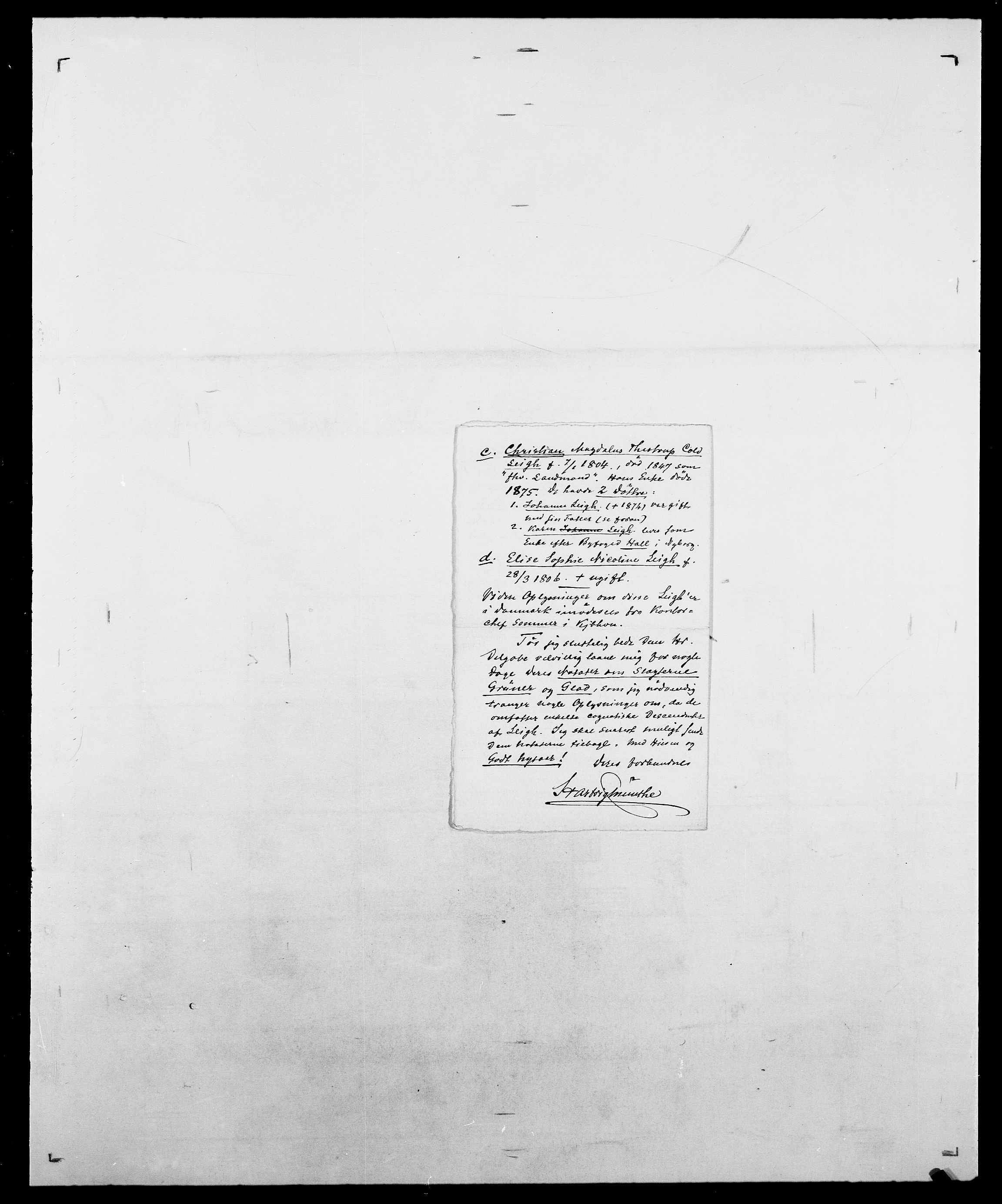 Delgobe, Charles Antoine - samling, AV/SAO-PAO-0038/D/Da/L0023: Lau - Lirvyn, s. 140