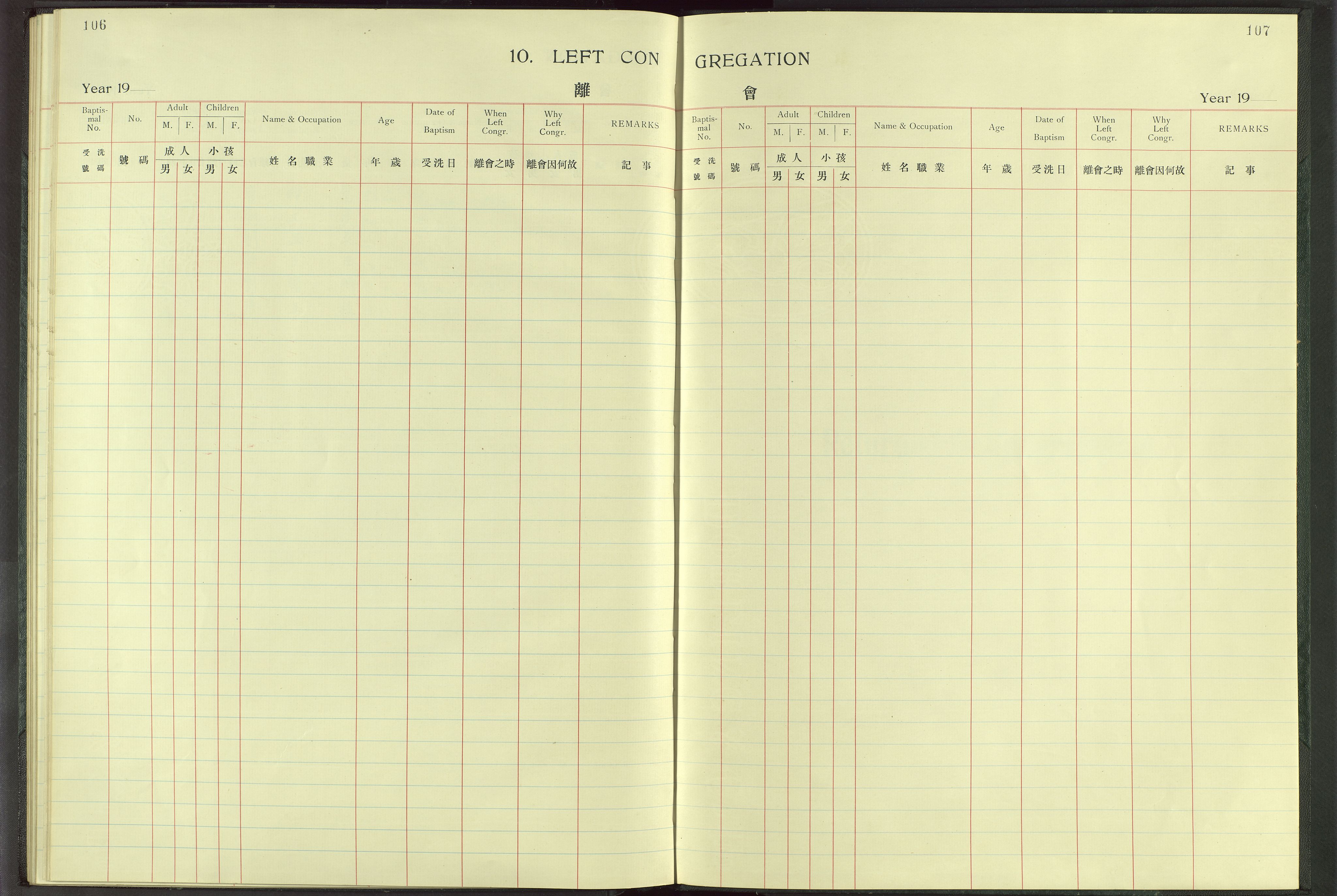 Det Norske Misjonsselskap - utland - Kina (Hunan), VID/MA-A-1065/Dm/L0007: Ministerialbok nr. 52, 1931-1945, s. 106-107