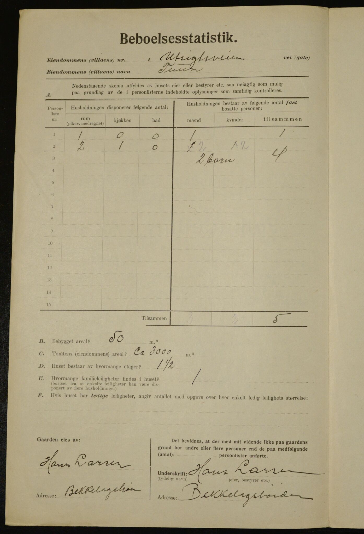 , Kommunal folketelling 1.12.1923 for Aker, 1923, s. 46475