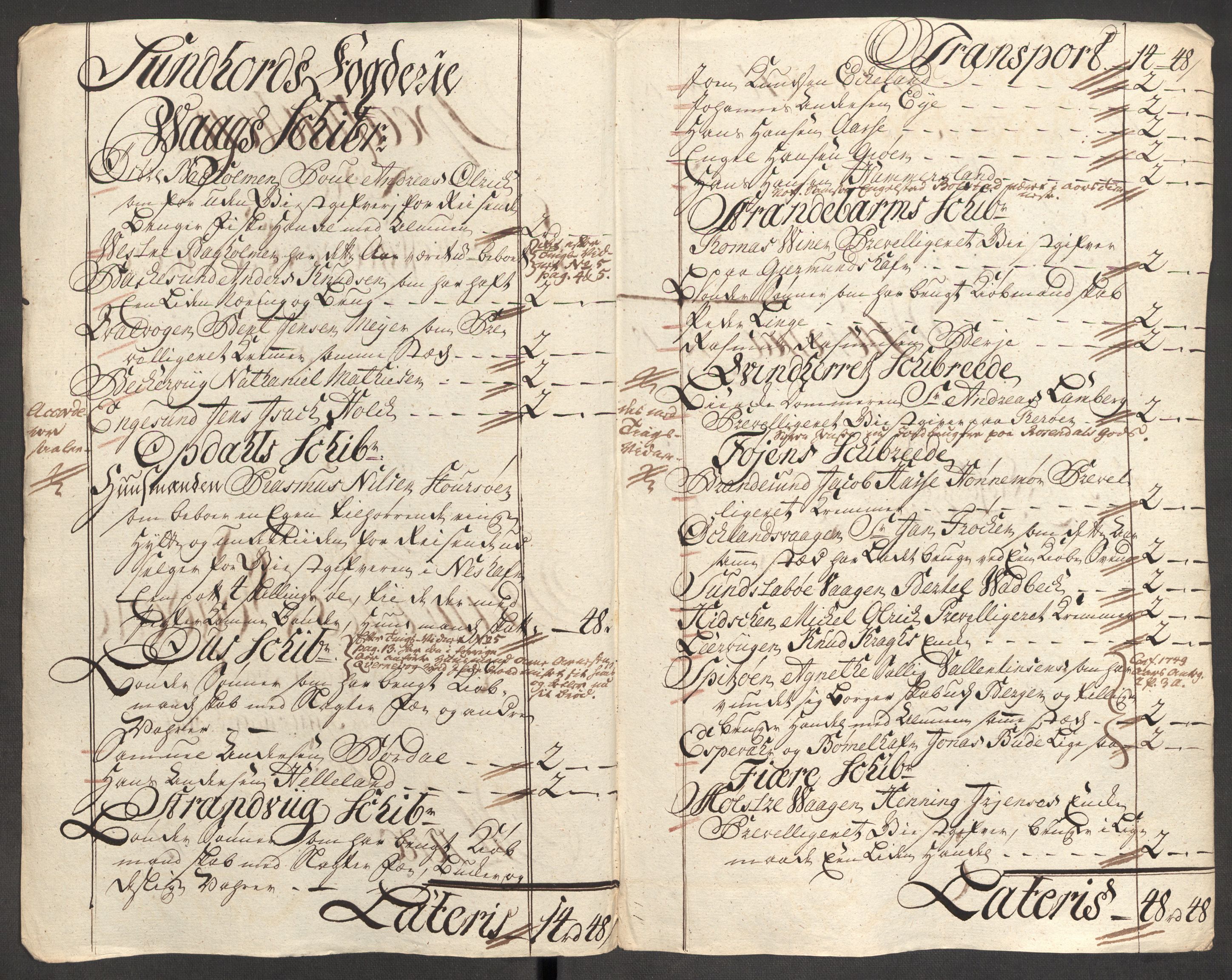 Rentekammeret inntil 1814, Reviderte regnskaper, Fogderegnskap, AV/RA-EA-4092/R48/L3056: Fogderegnskap Sunnhordland og Hardanger, 1751, s. 142