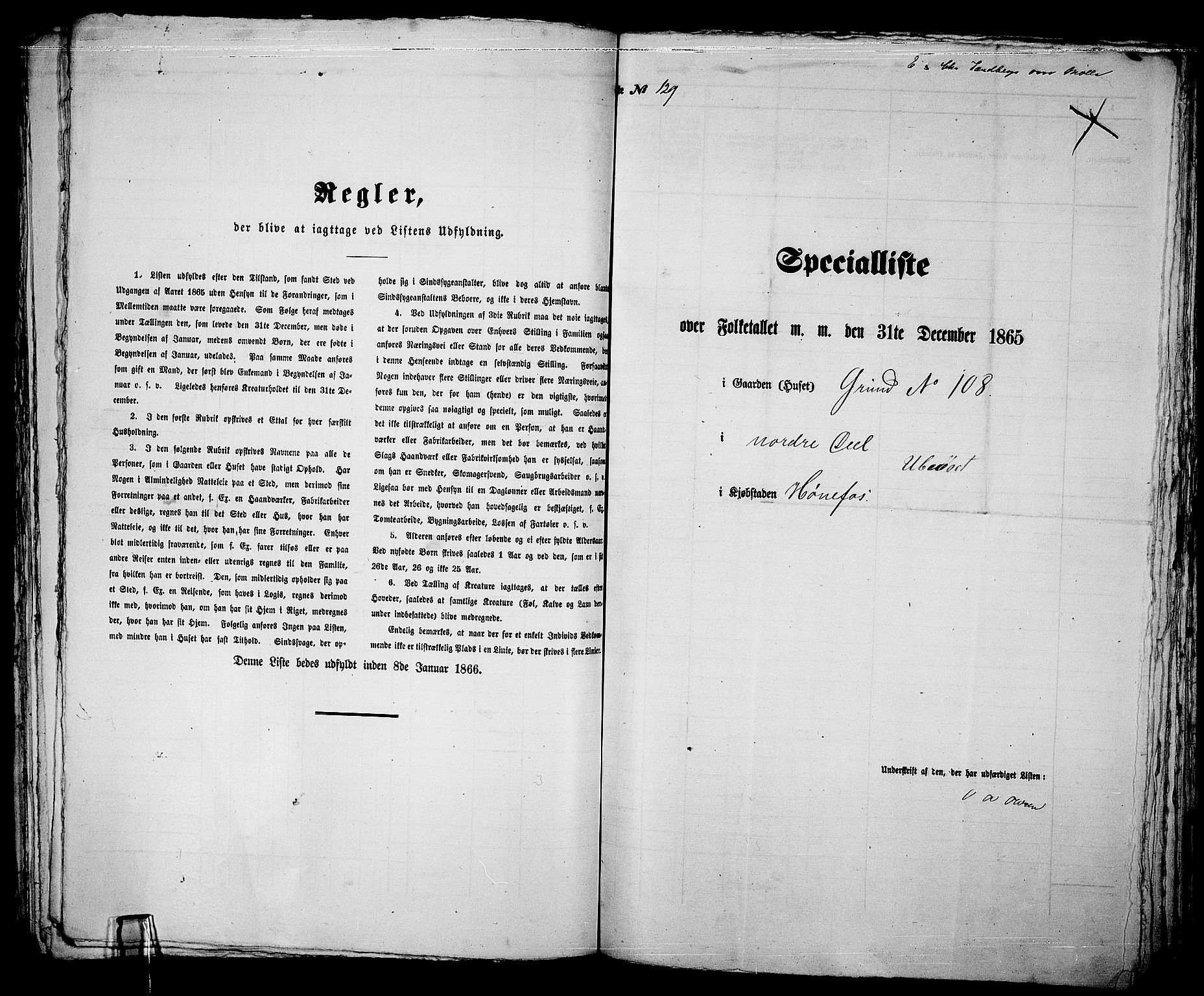 RA, Folketelling 1865 for 0601B Norderhov prestegjeld, Hønefoss kjøpstad, 1865, s. 246